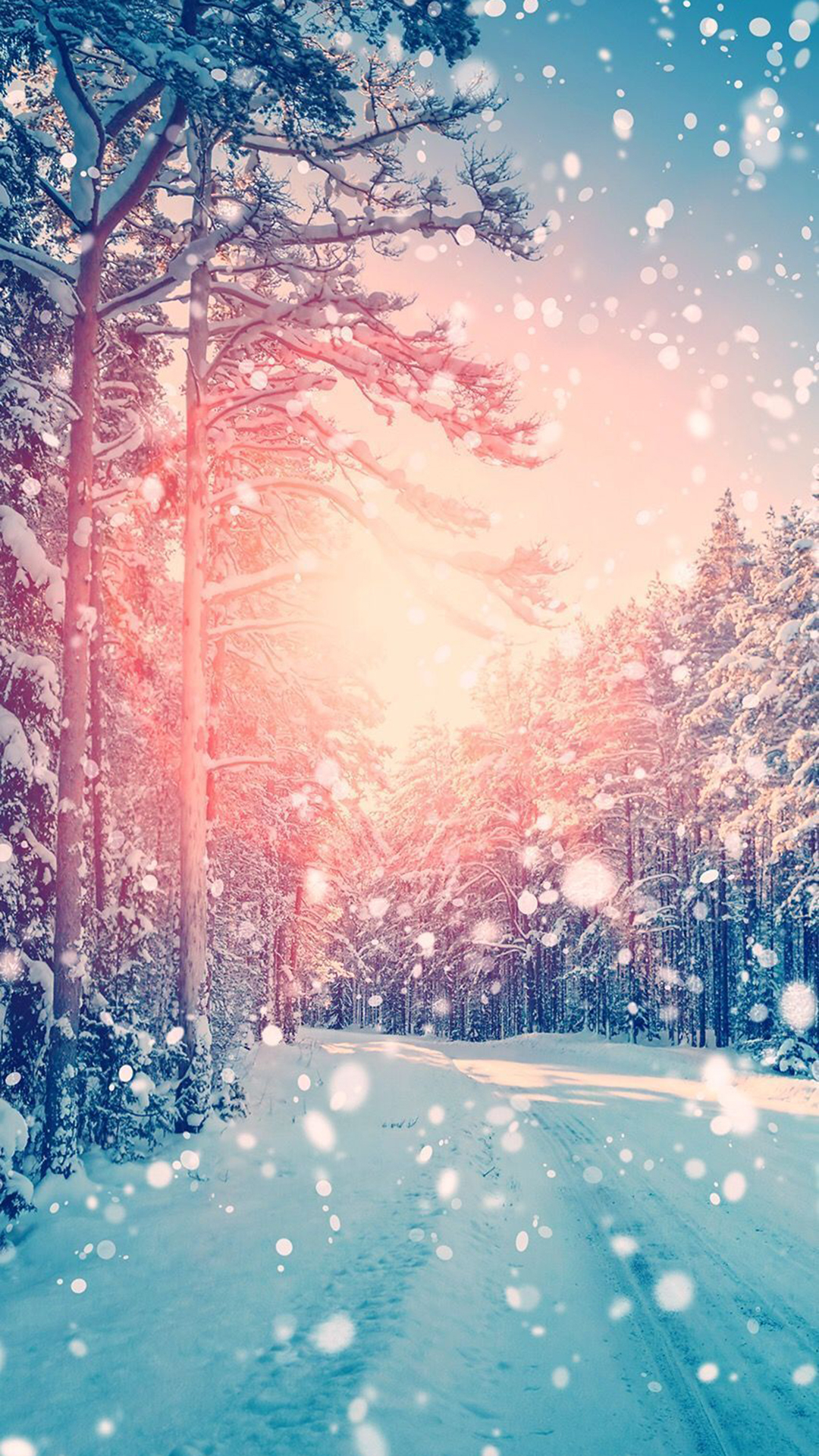 1080x1920 Cute Winter Wallpaper iPhone, Phone