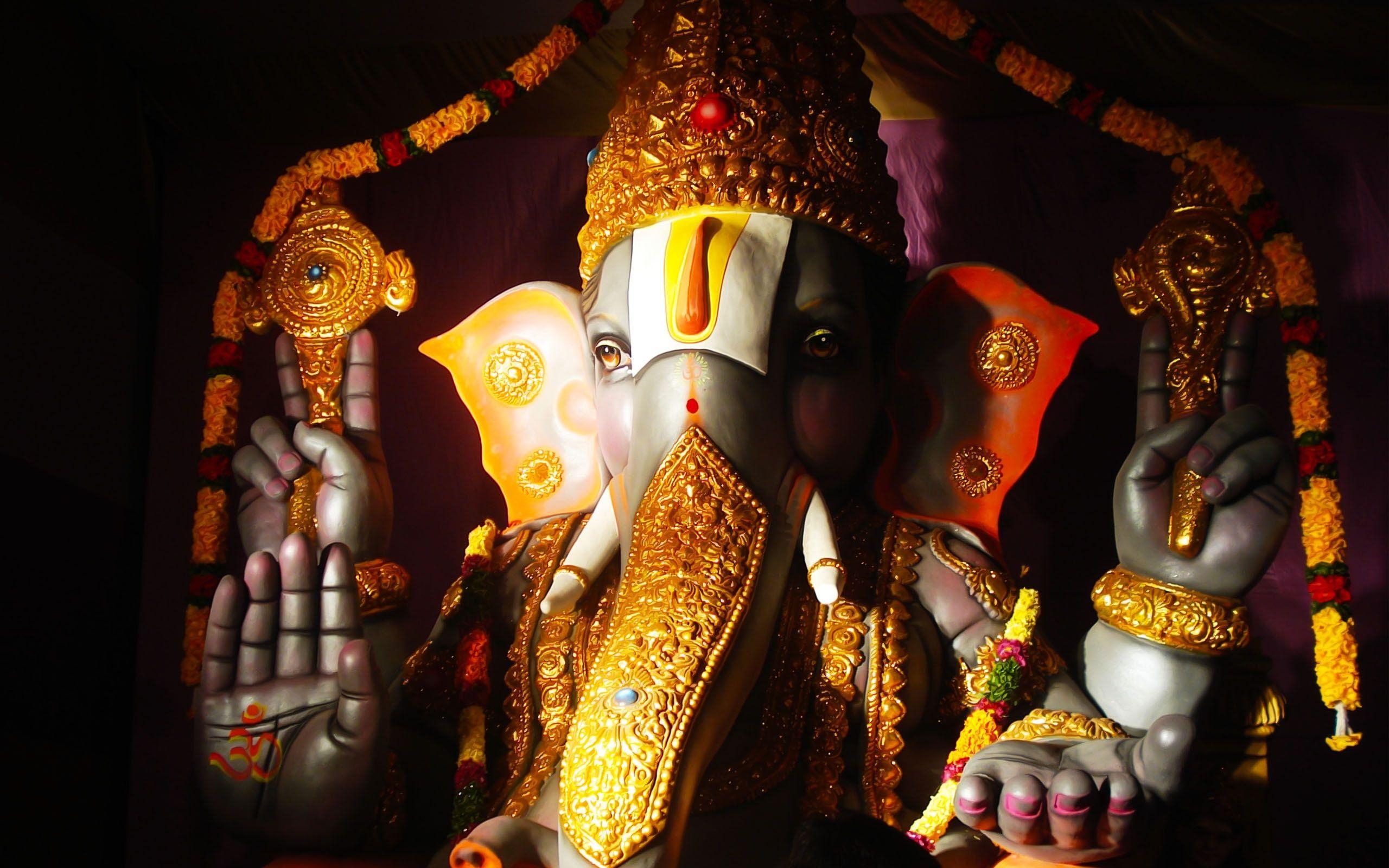 2560x1600 Wallpaper Lord Ganesha, Ganapati, Vinayaka, Hindu God, HD, Desktop