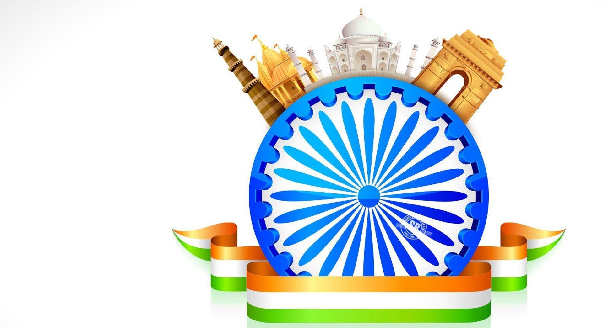 1920x1050 Happy Independence Day Ashok Chakra HD Wallpaper, Desktop