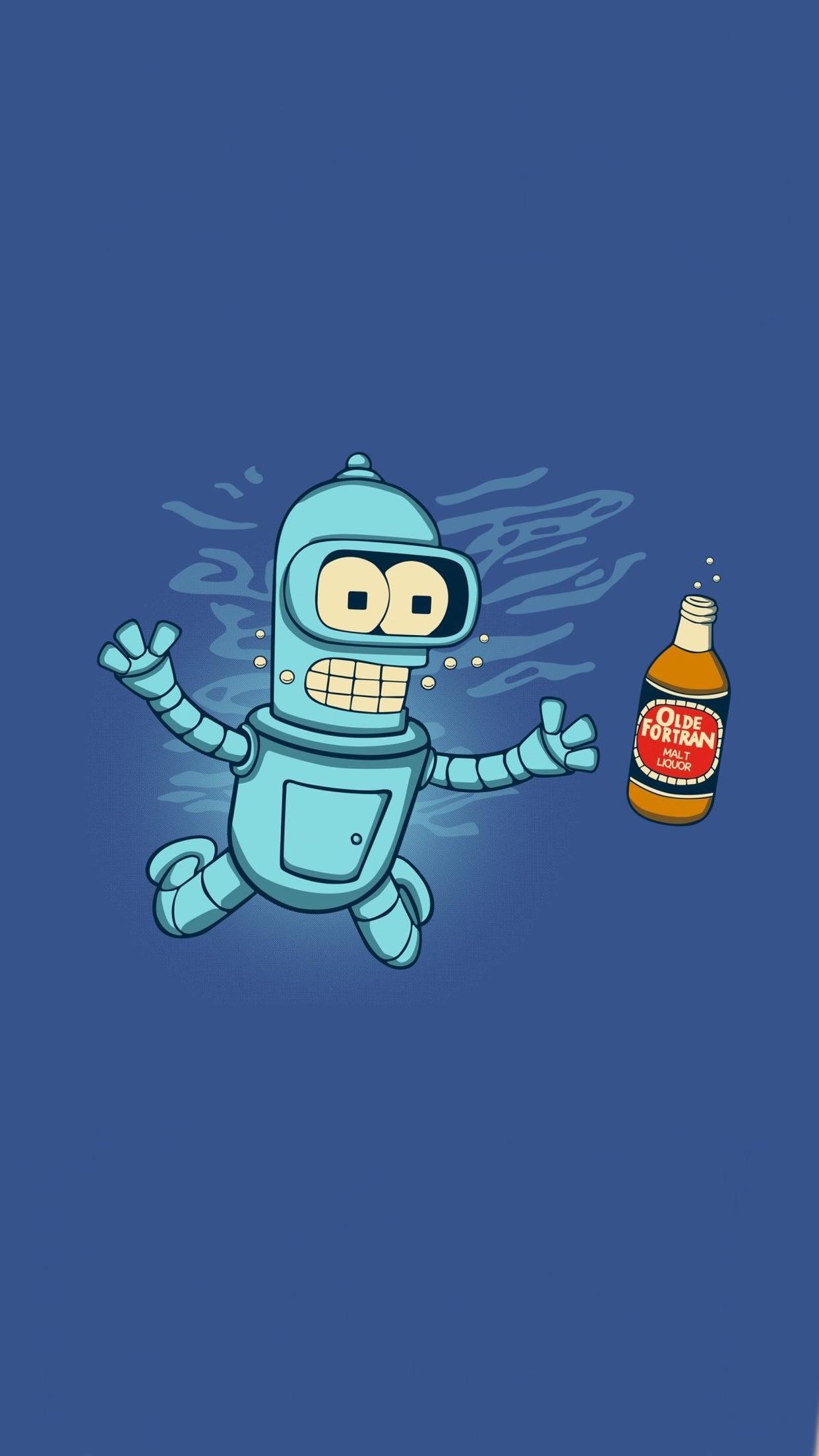 1250x2210 Bender Wallpaper, Phone