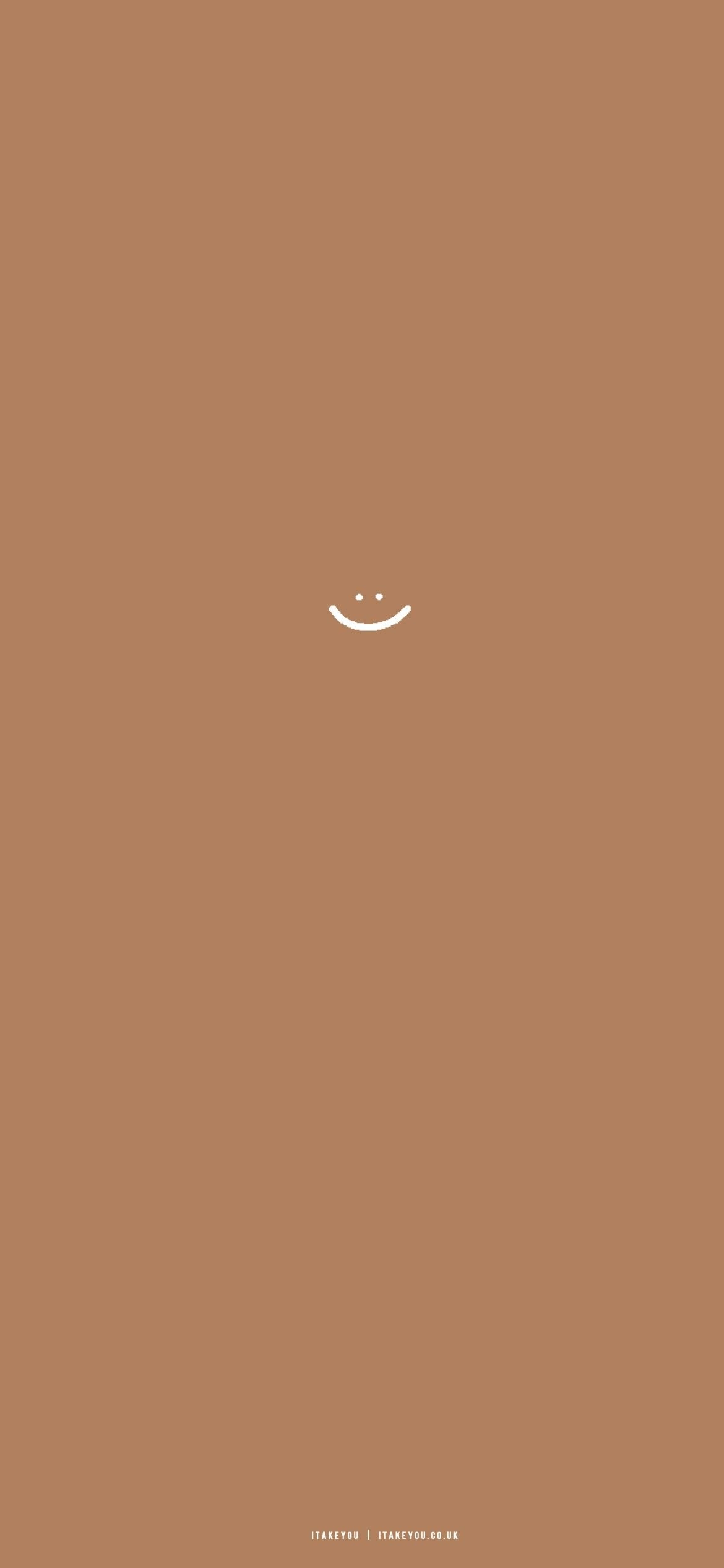 1170x2540 Minimalist Brown Wallpaper iPhone Ideas for iPhone, Smile. Brown wallpaper, Color wallpaper iphone, Simple iphone wallpaper, Phone