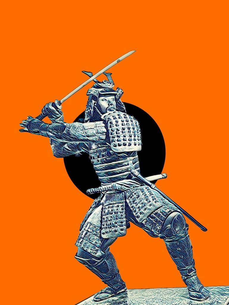 770x1030 SAMURAI WARRIOR Mixed Media, Phone