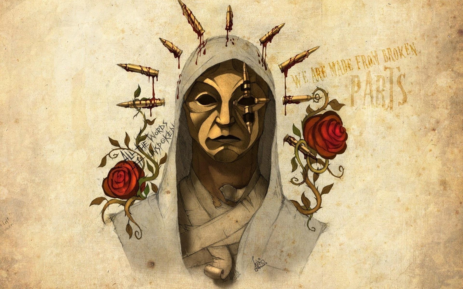 1920x1200 rose, Ammunition, Hollywood Undead Wallpaper HD / Desktop, Desktop