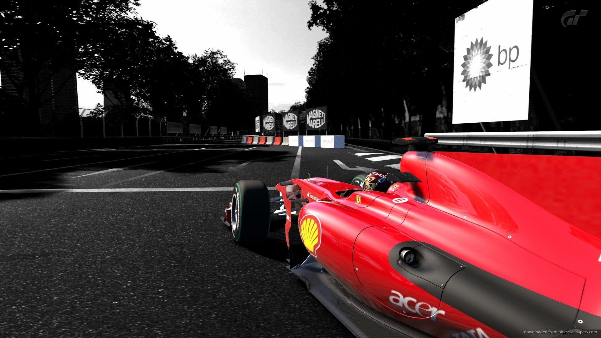 1920x1080 Ferrari Formula 1 Car On The Track Wallpaper For iPhone 4, Desktop