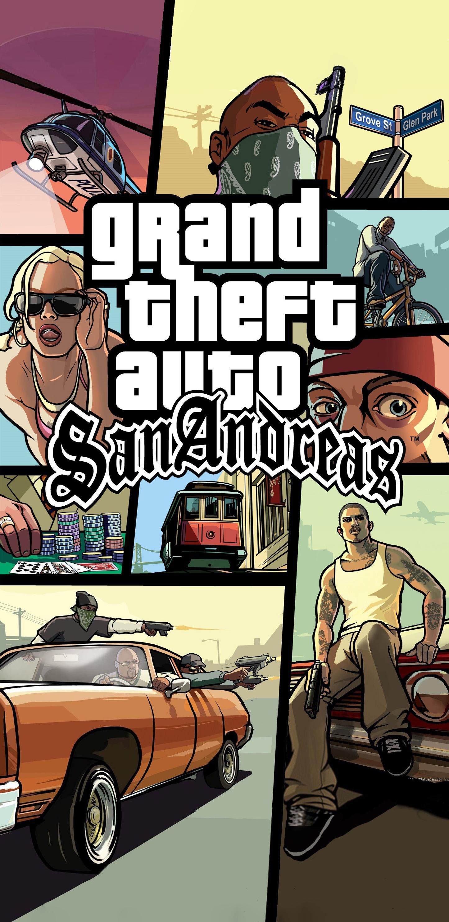 1450x2980 Gta San Andreas Wallpaper HD Mobile, Phone