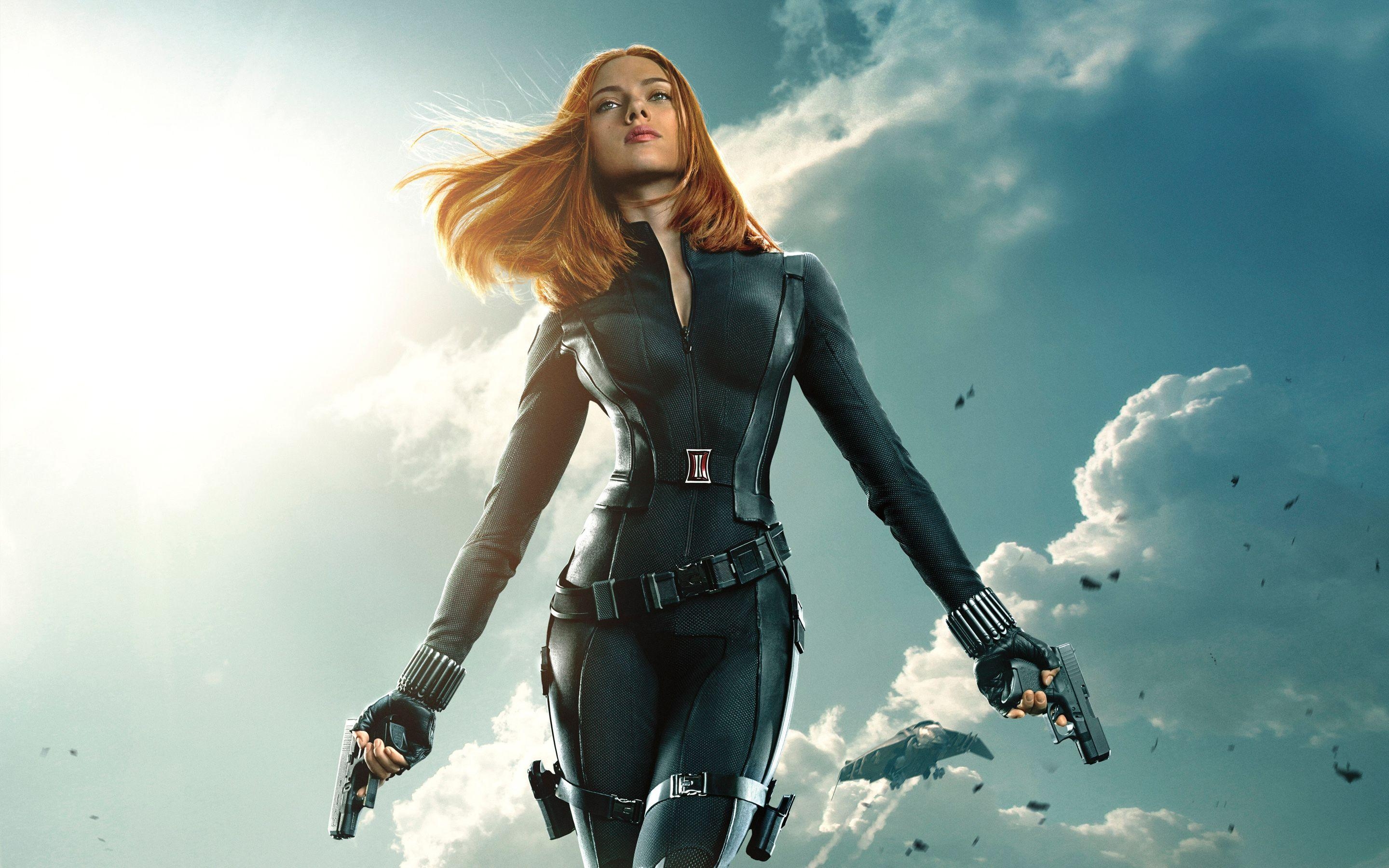 2880x1800 Black Widow Captain America The Winter Soldier Wallpaper. HD, Desktop