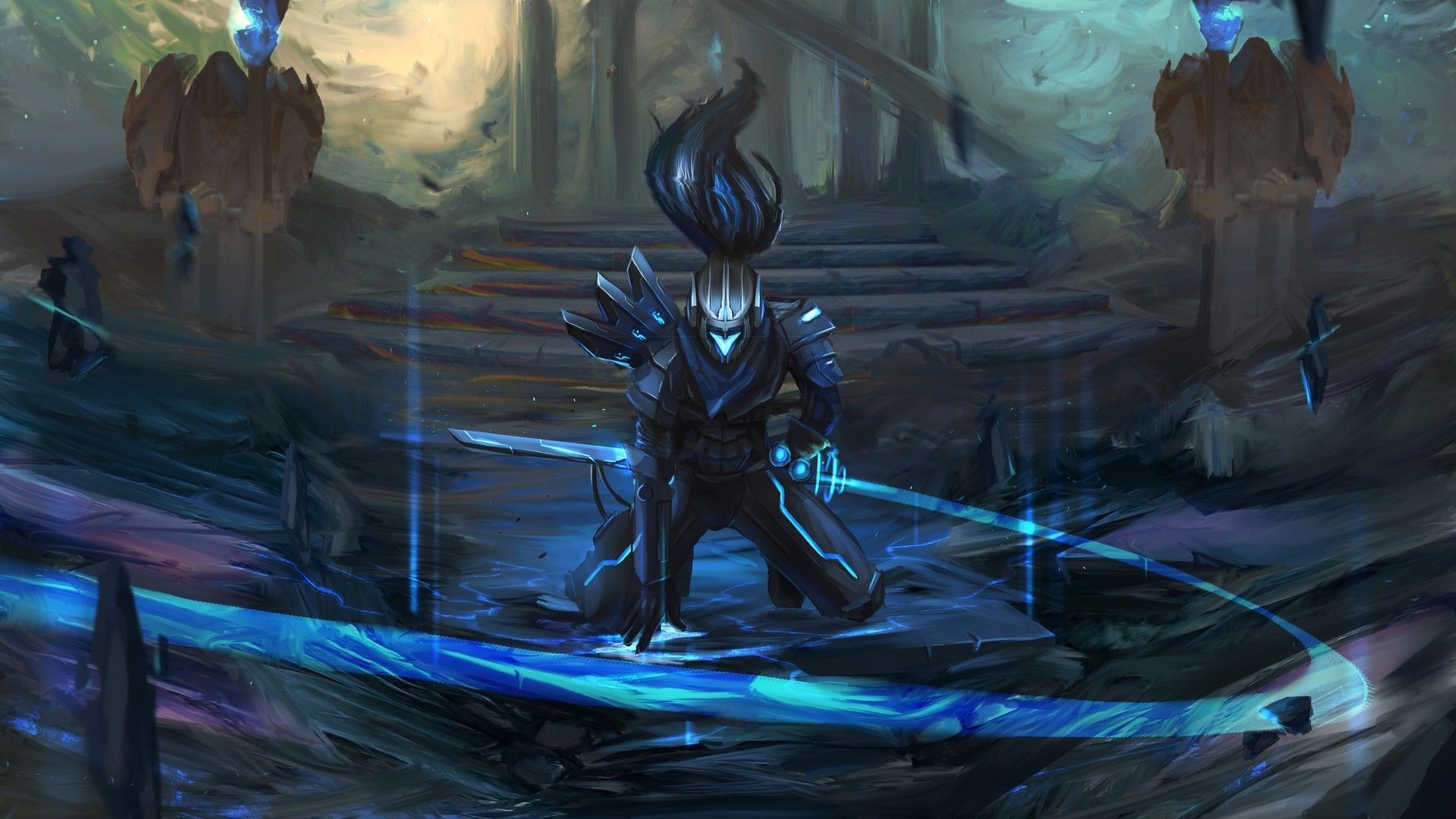 1920x1080 fantasy Art, League Of Legends, Yasuo (League Of Legends) Wallpaper HD / Desktop and Mobile Background, Desktop