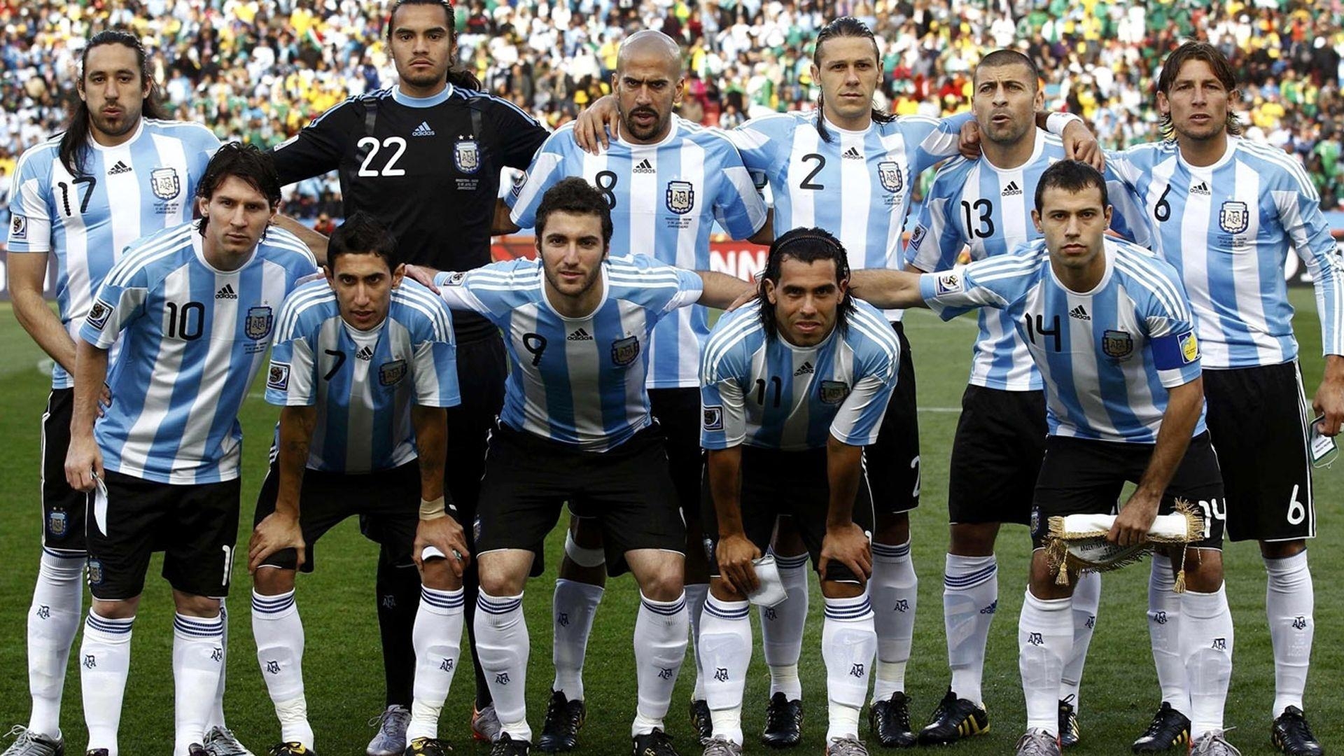 1920x1080 Estos jugadores son del equipo nacional de fútbol de Argentina, Desktop