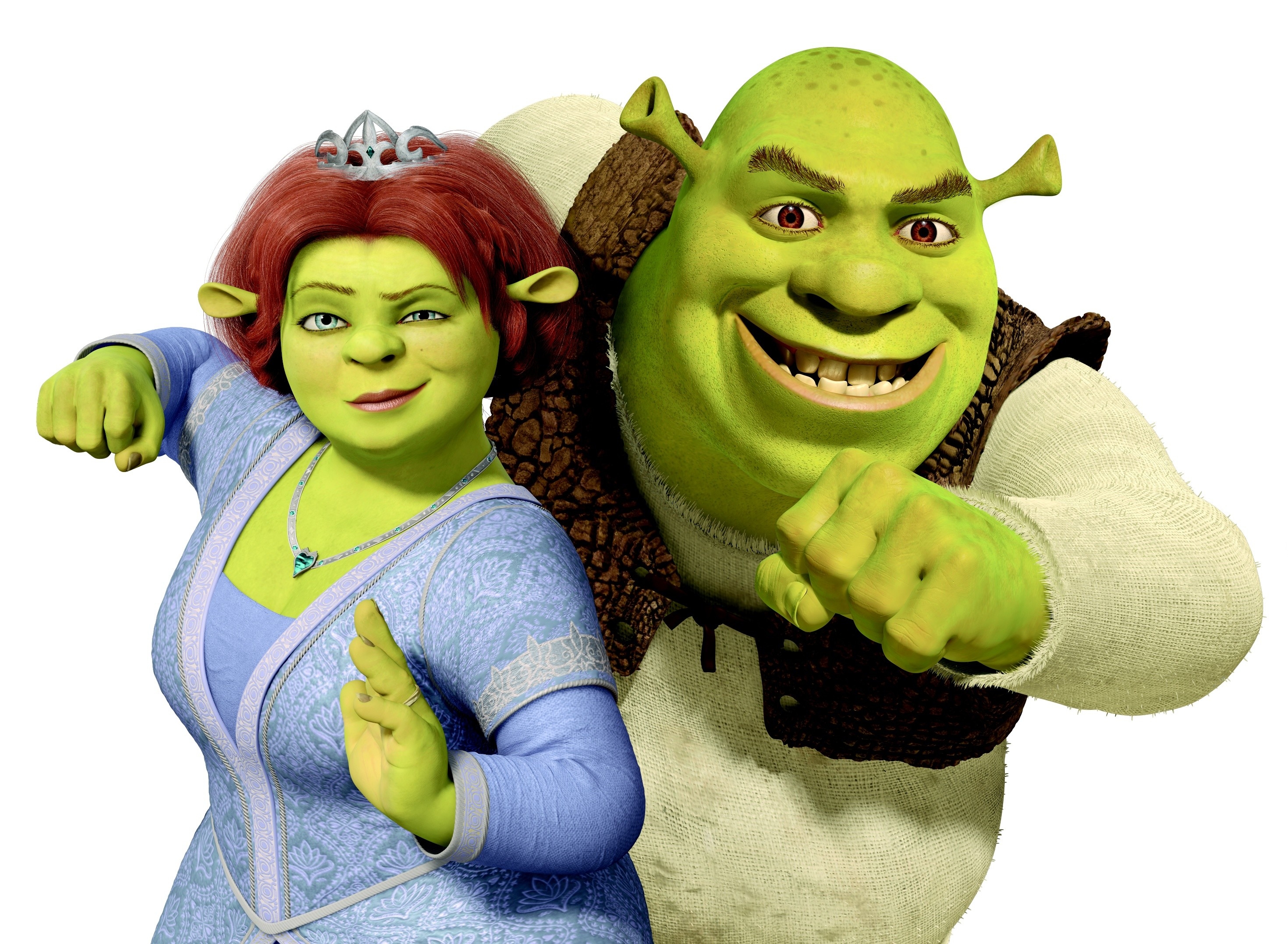 2940x2160 Shrek And Fiona wallpaper 107437, Desktop