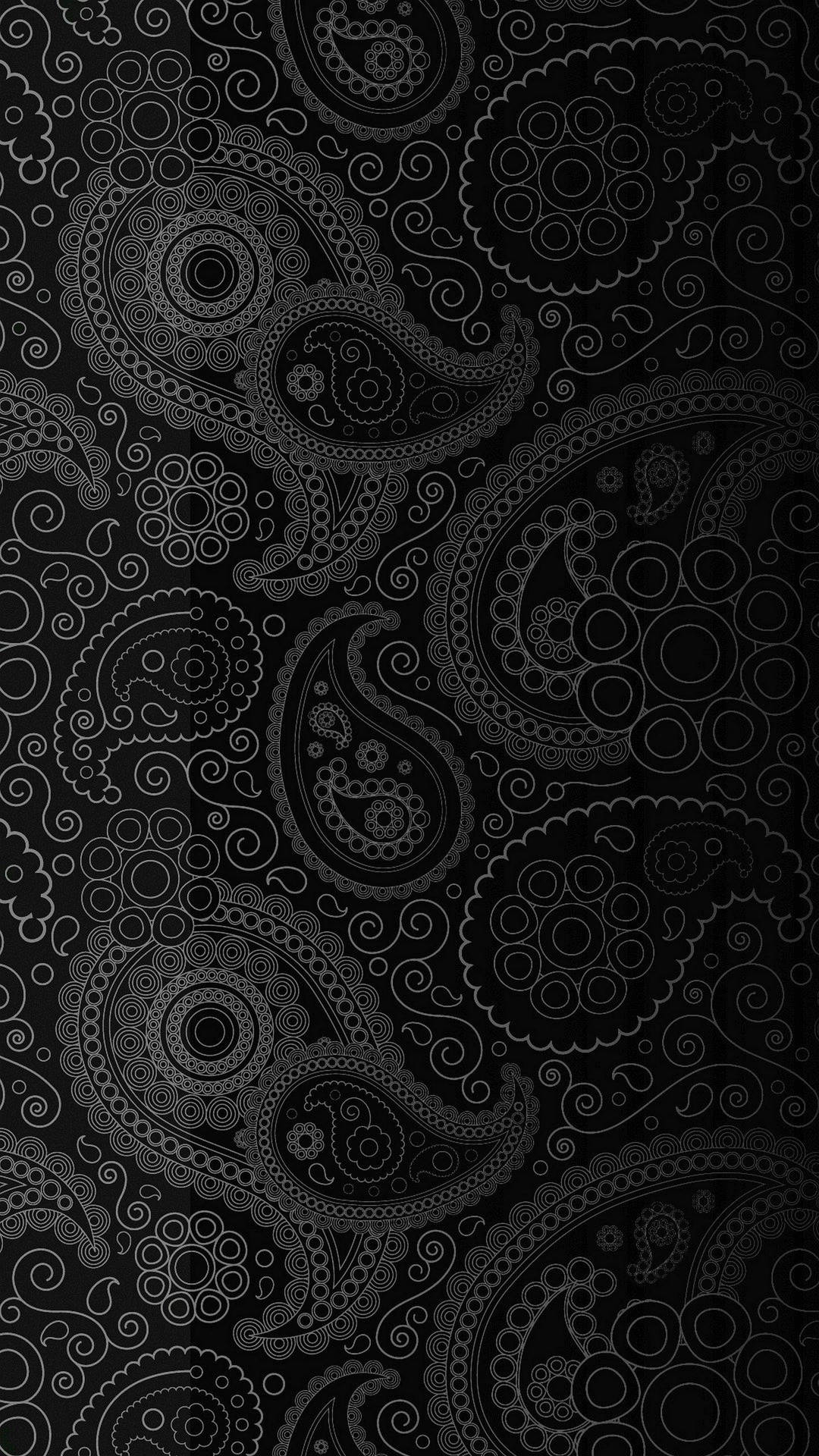 1080x1920 Download Paisley Prints 4k Ultra HD Dark Phone Wallpaper, Phone