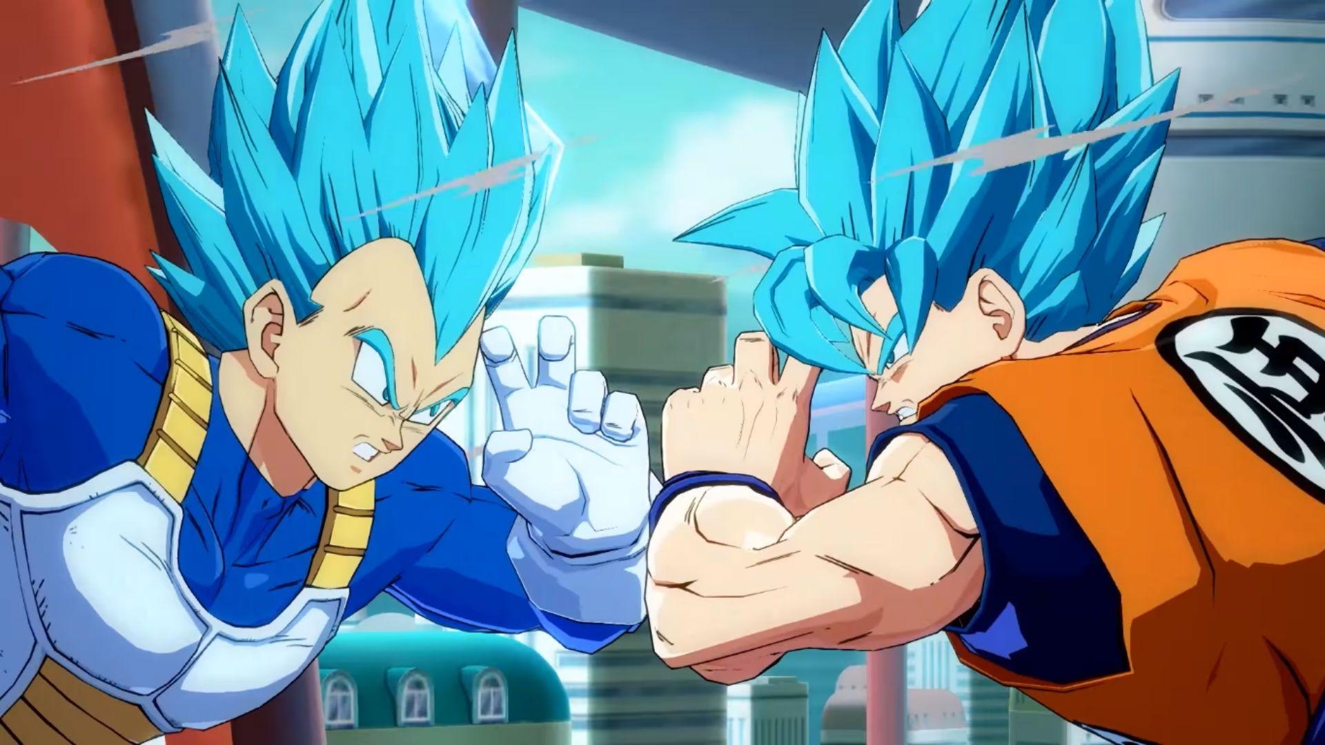 1920x1080 Watch Super Saiyan Blue Goku and Vegeta tear it up in Dragon Ball, Desktop