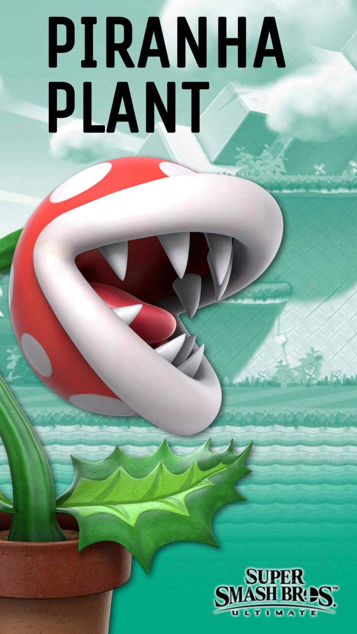 1160x2050 Piranha Plant Wallpaper, Phone