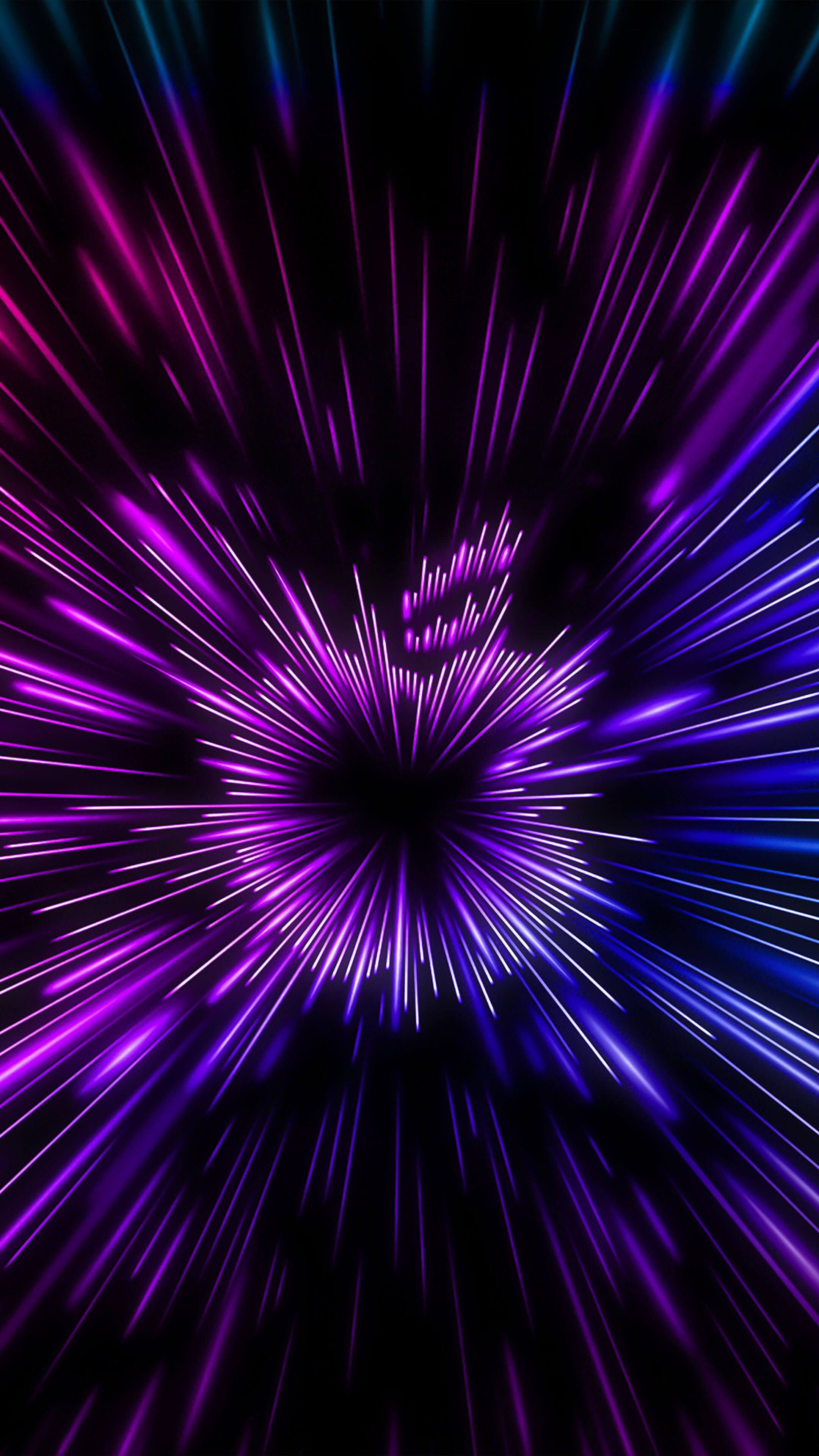 2160x3840 Blue Purple Neon Apple Logo 4K Ultra HD Mobile Wallpaper, Phone