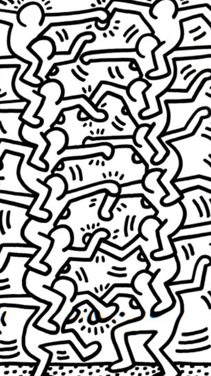 720x1280 Keith Haring Wallpaper Art, Phone