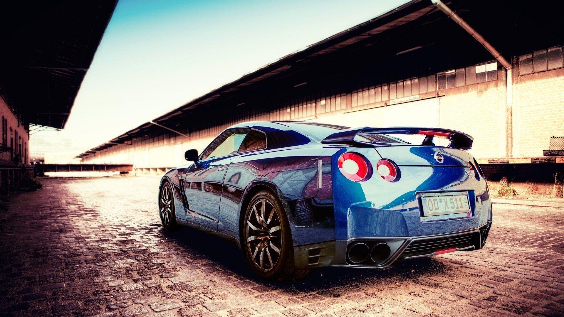 1920x1080 Blue Cars Jdm Nissan GTR R35 Vehicles, Desktop