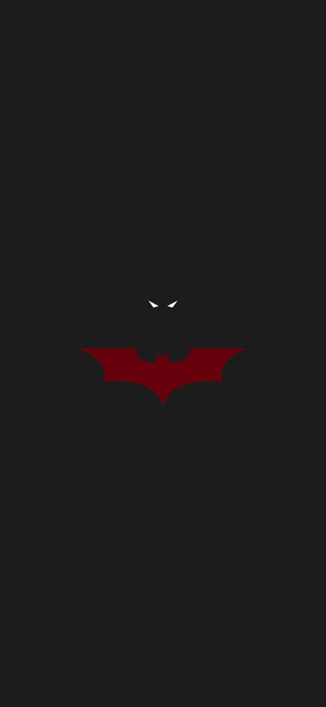 640x1390 Dark Batman logo iPhone 13 wallpaper [1284x2778], Phone