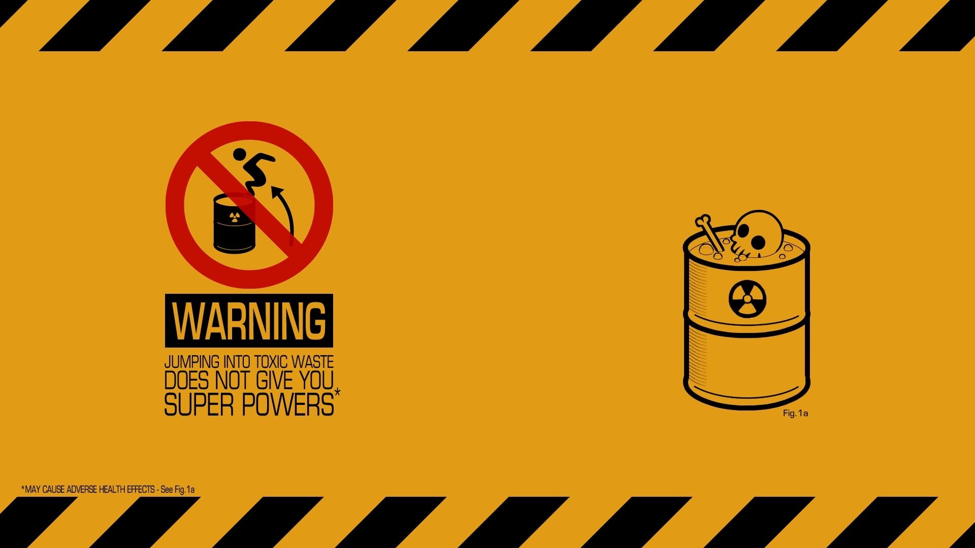 1920x1080 Download the Toxic Waste Warning Wallpaper, Toxic Waste Warning, Desktop