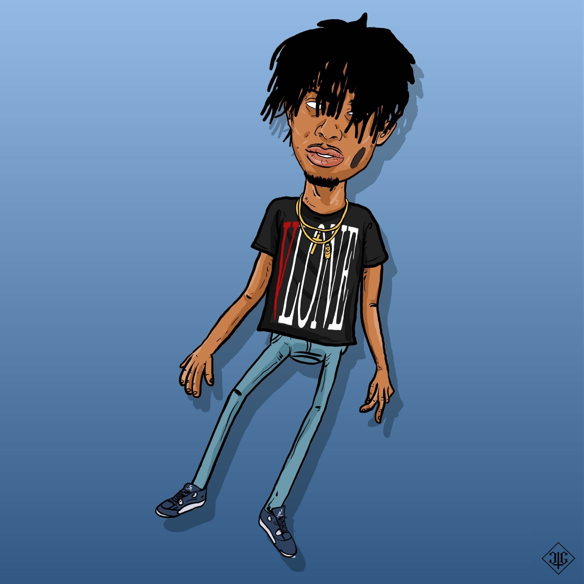 2000x2000 Playboi Carti Cartoon Wallpaper Free Playboi Carti Cartoon Background, Phone