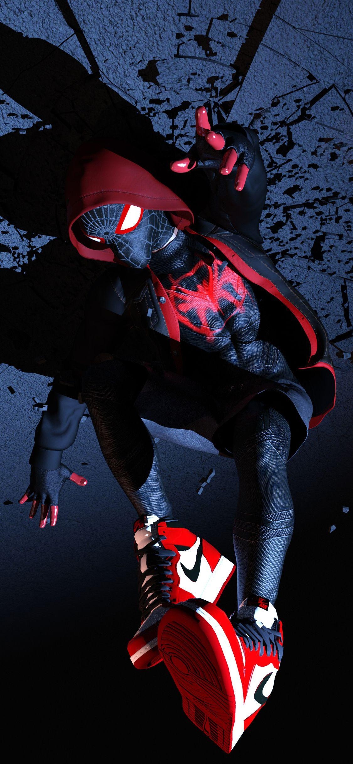 1130x2440 Spiderman Miles Morales 4k iPhone XS, iPhone iPhone X, Phone