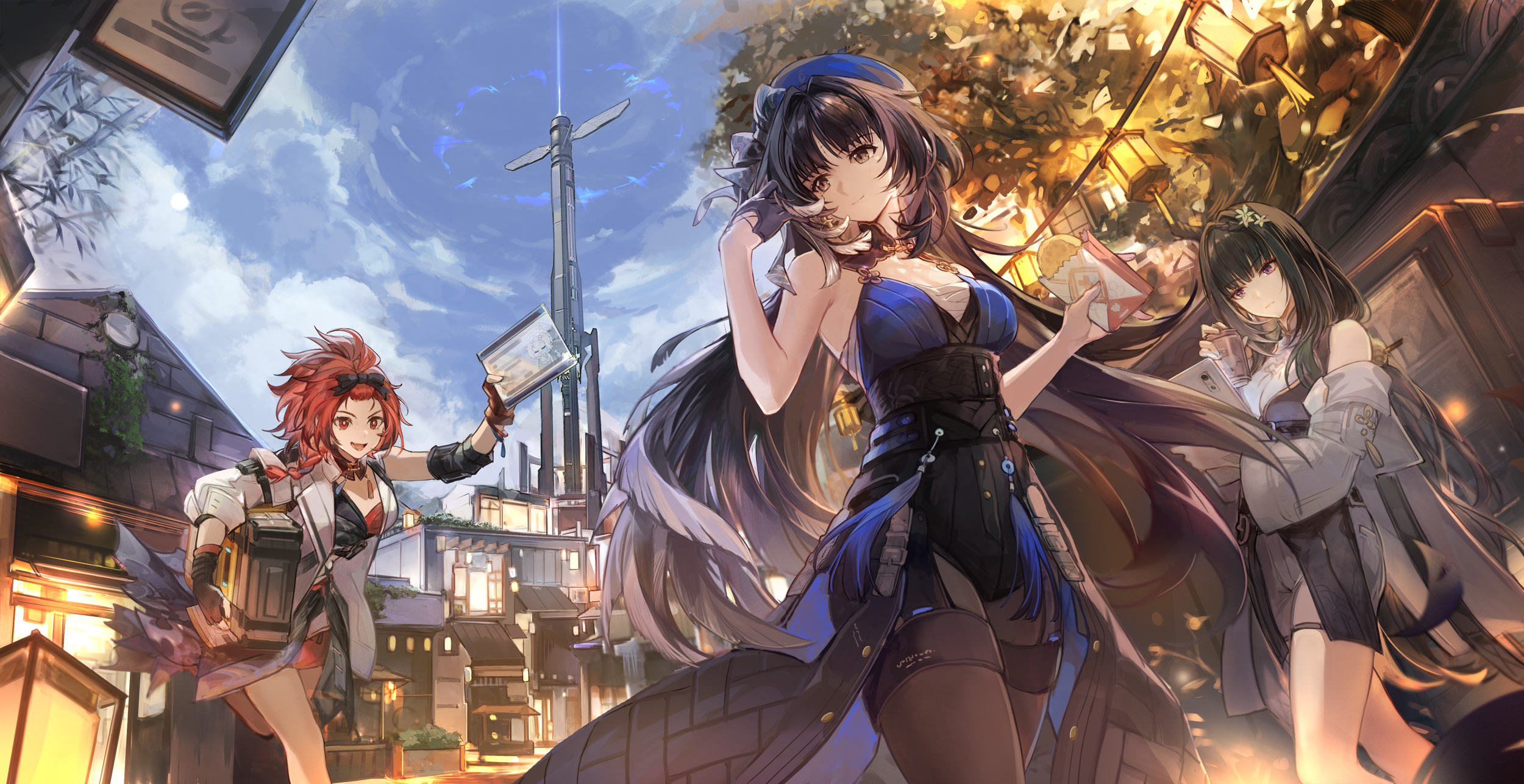 2500x1290 Wuthering Waves Anime Image Board, Desktop