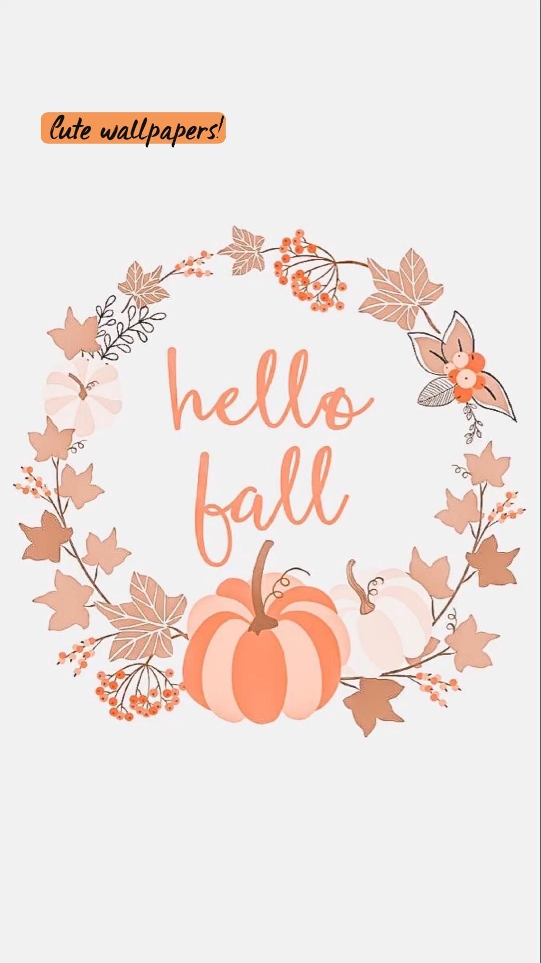 1080x1920 Cute wallpaper!. iPhone wallpaper fall, Fall wallpaper, Cute fall wallpaper, Phone