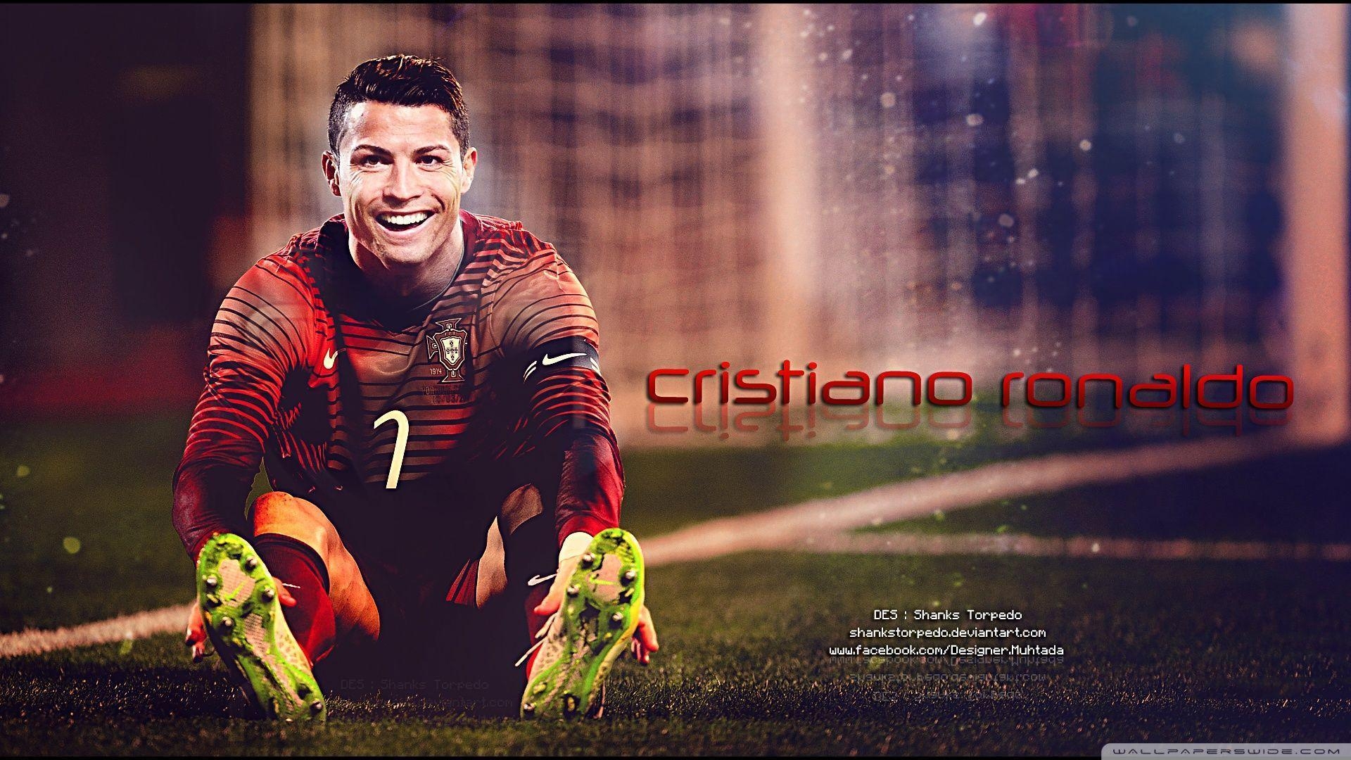 1920x1080 Gold painting of Cristiano Ronaldo HD desktop wallpaper, Desktop