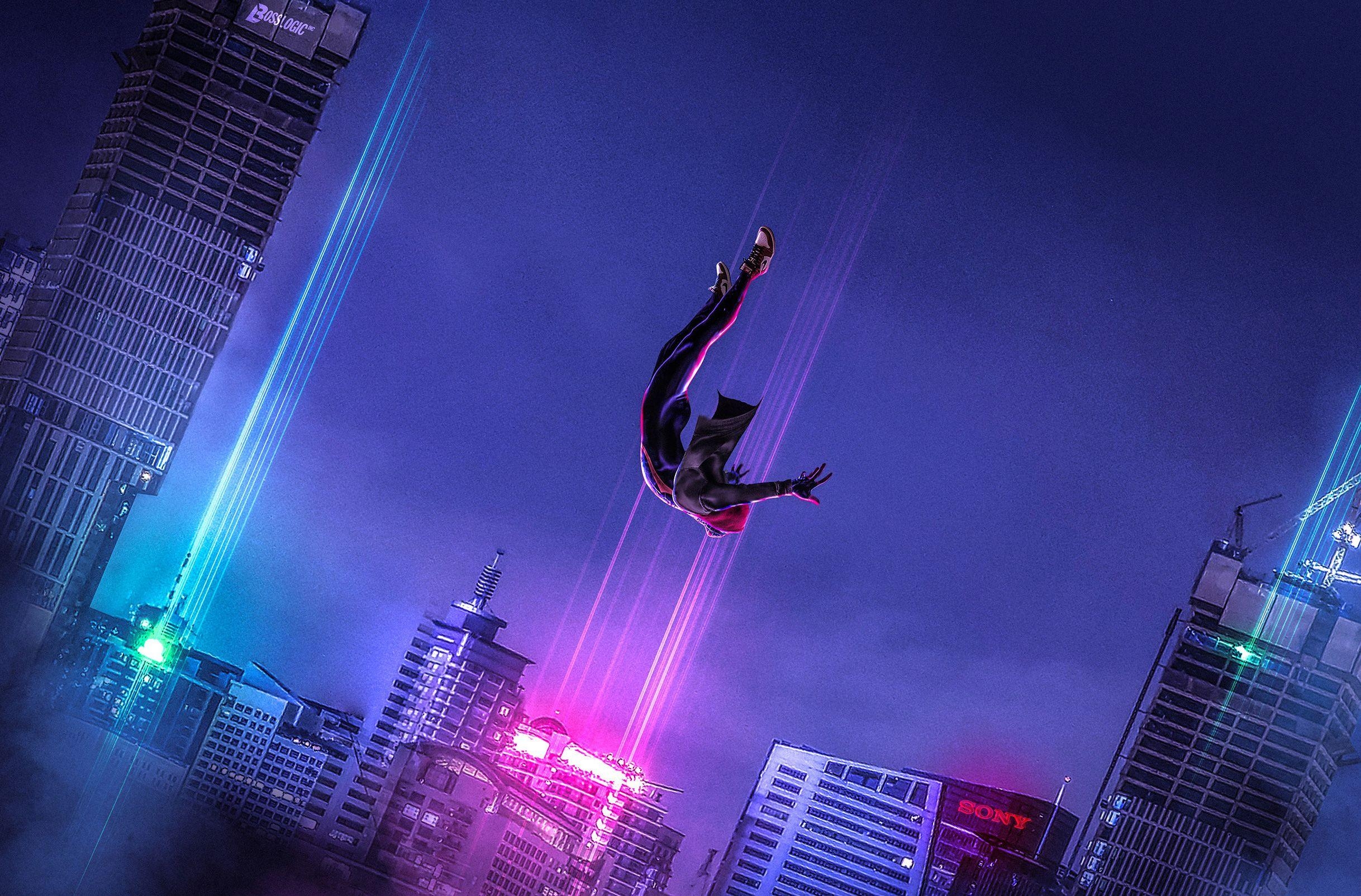 2440x1610 SpiderMan Into The Spider Verse Art, HD Movies, 4k Wallpaper, Desktop