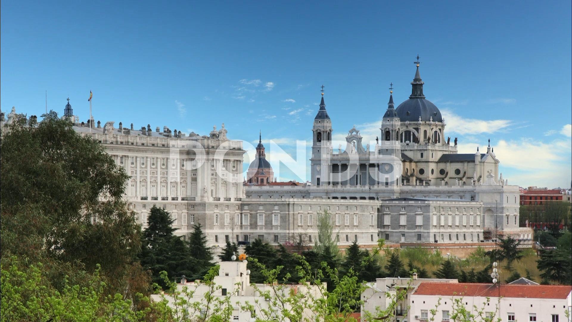 1920x1080 Madrid at day, Time lapse Stock Video, Desktop