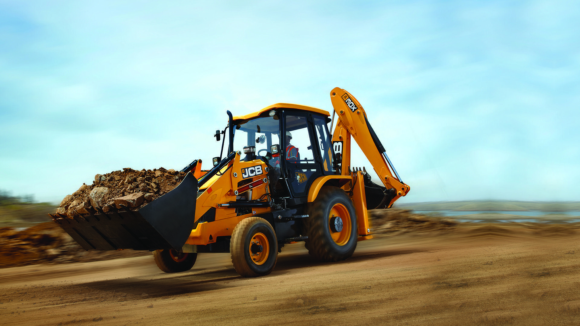 1920x1080 JCB Backhoe Image, JCB 3DX Backhoe Loader Image, Wallpaper, Photo, Desktop