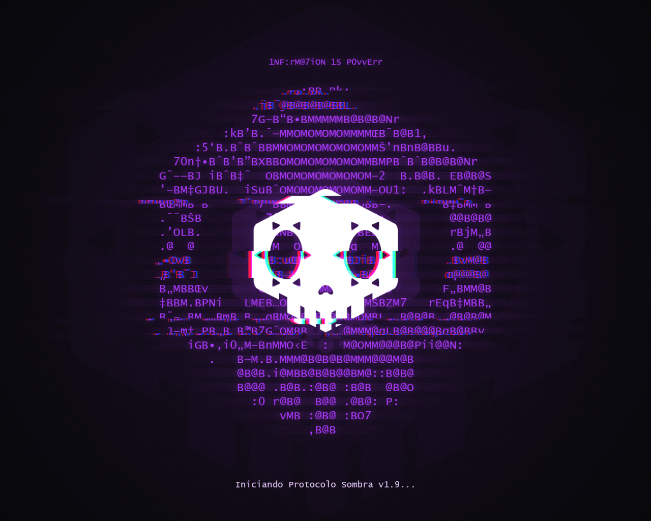 1280x1030 Download  Overwatch, Sombra, Hacker, Logo Wallpaper, Desktop