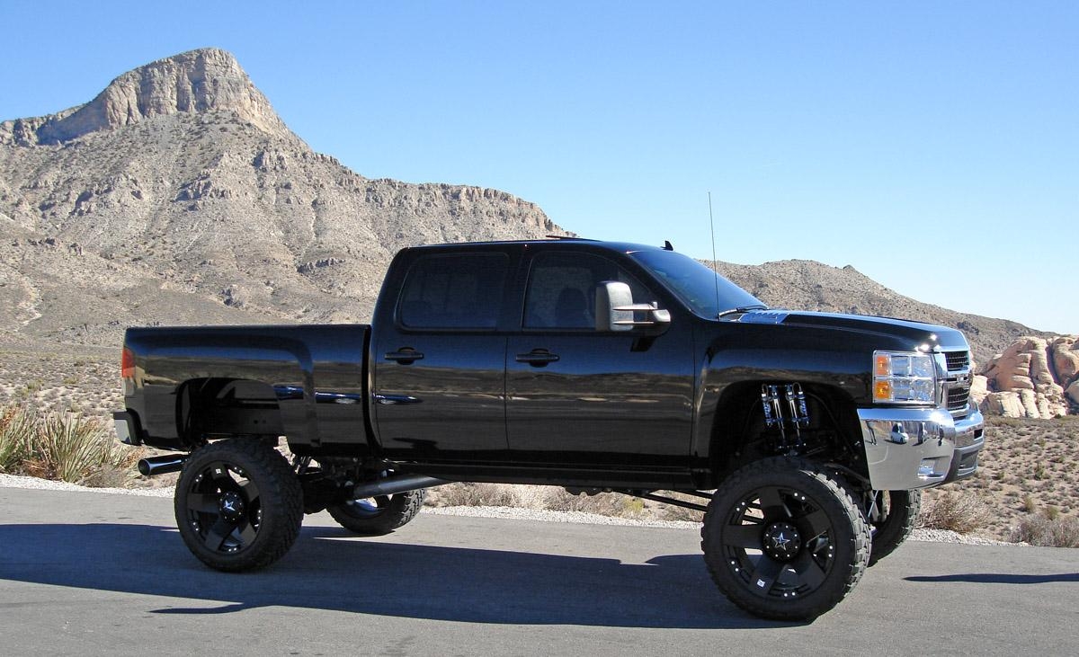 1200x740 Lifted Chevy Trucks with Stacks, Desktop