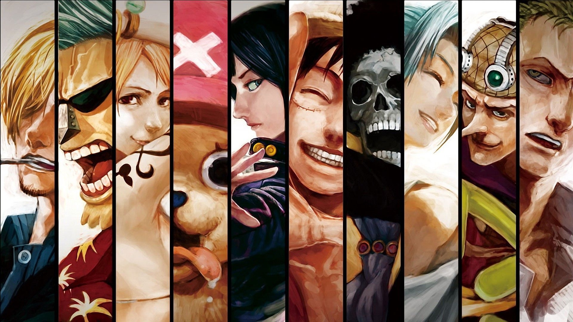 1920x1080 One Piece, Roronoa Zoro, Usopp, Brook, Monkey D. Luffy, Nico Robin, Tony Tony Chopper, Nami, Franky, Sanji, Anime Wallpaper HD / Desktop and Mobile Background, Desktop