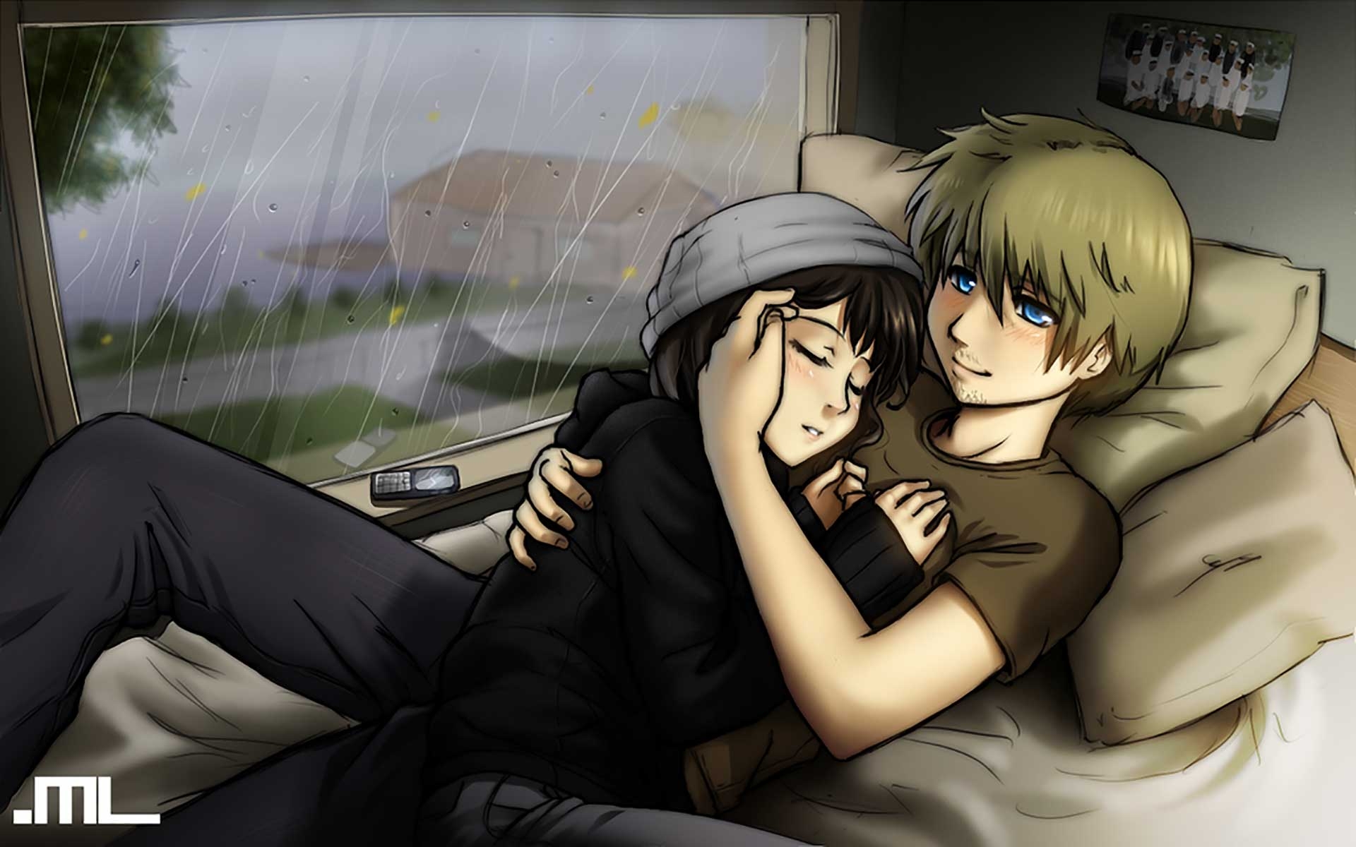 1920x1200 Romantic Couples Anime Wallpaper. Romantic Wallpaper, Desktop