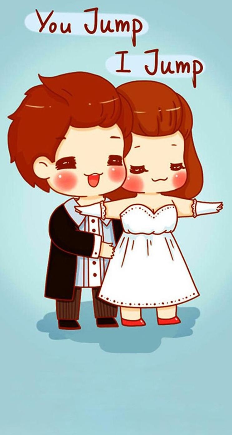 750x1400 Free Cute Couple Wallpaper For iPhone, Download Free Clip Art, Phone