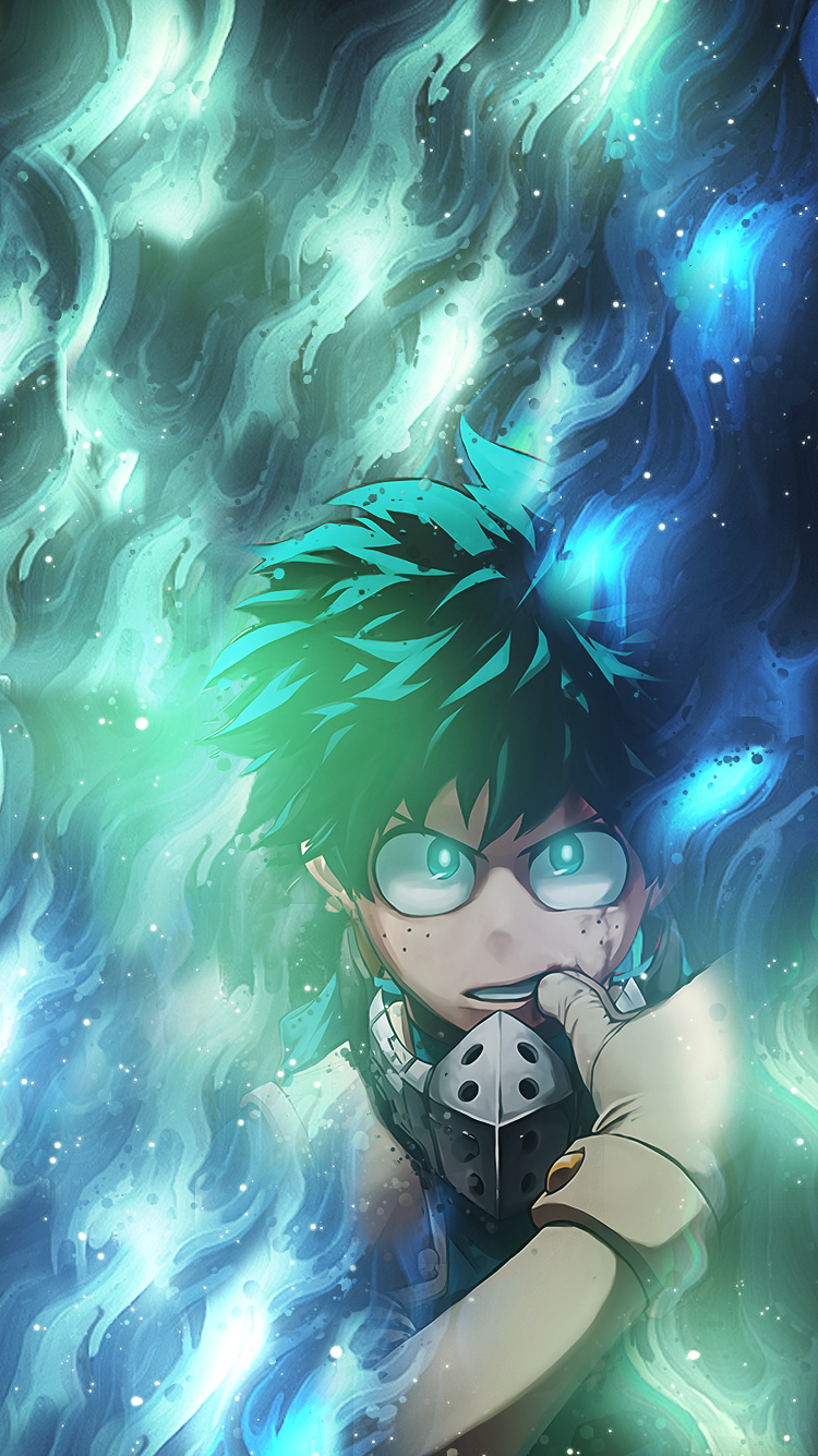 750x1340 Dark Deku Desktop, Phone