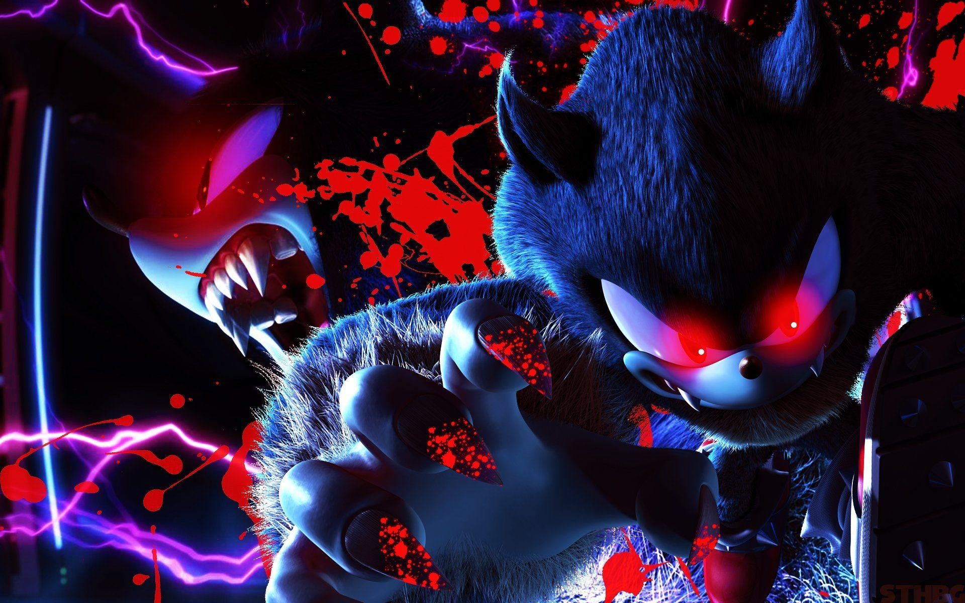 1920x1200 Dark Sonic Wallpaper, Desktop