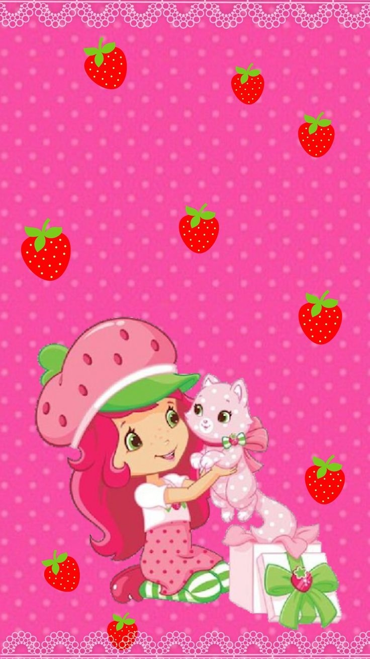 740x1310 Bonita. Strawberry shortcake cartoon, Phone