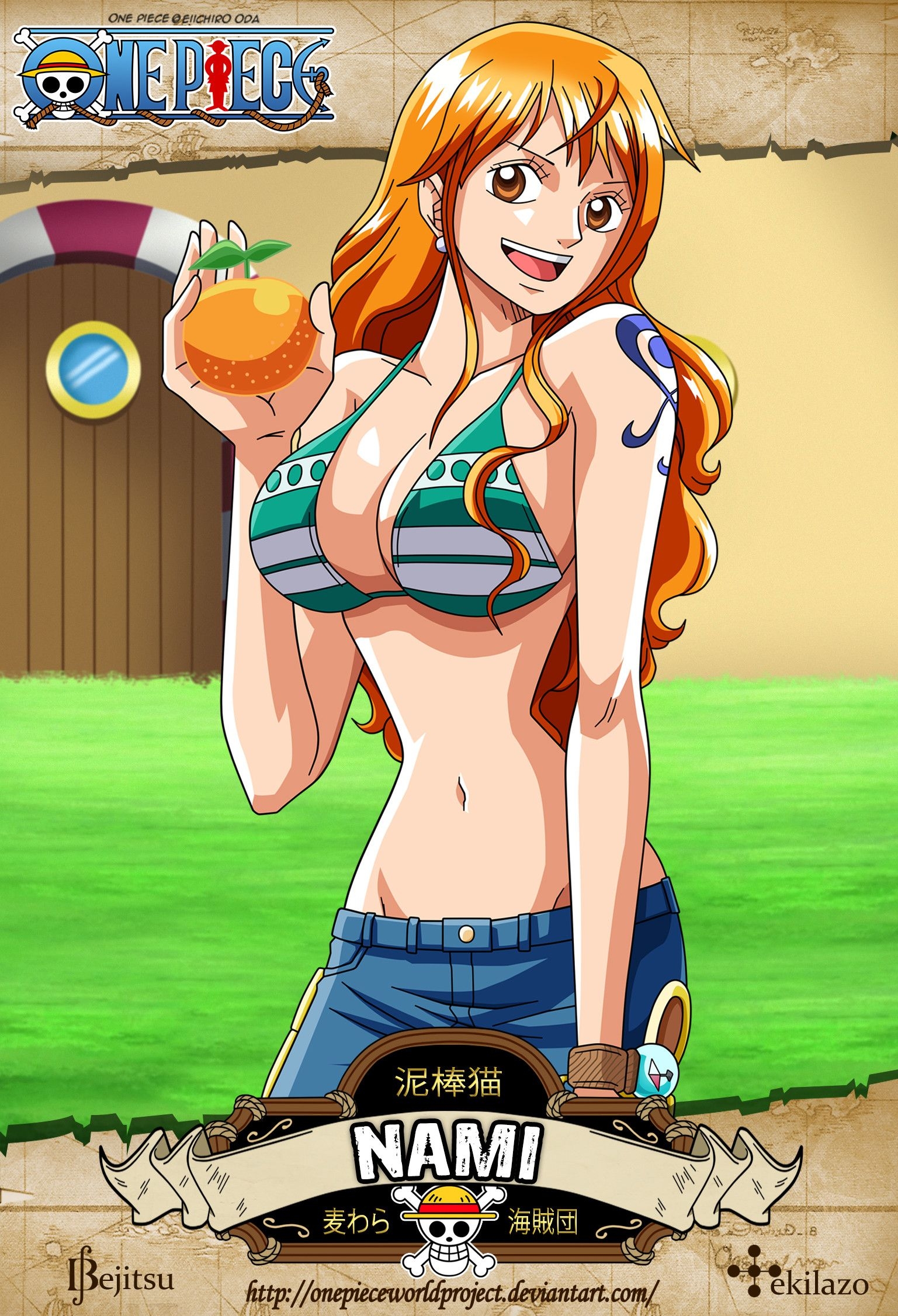 1540x2260 Nami One Piece Wallpaper, Phone