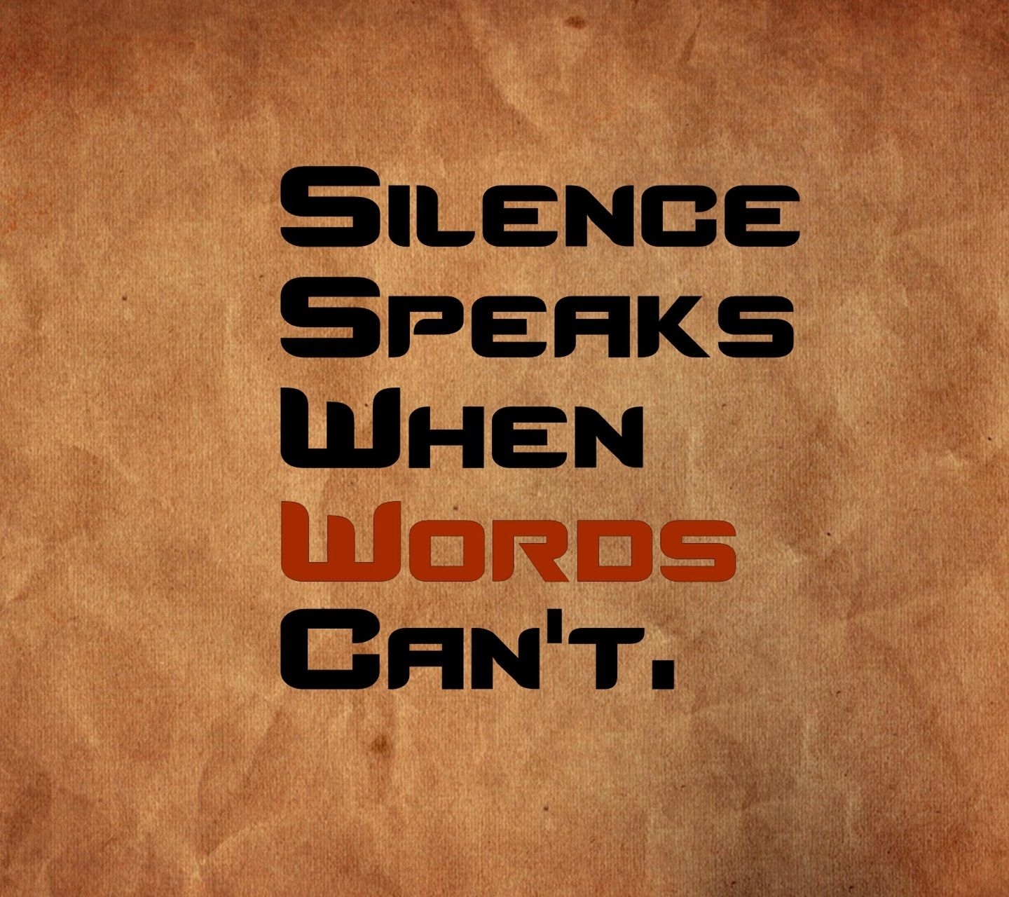 1440x1280 silence quotes with picture. Awesome Quotes: Silence speaks when words can't. Inspirational quotes, Words, Silence quotes, Desktop