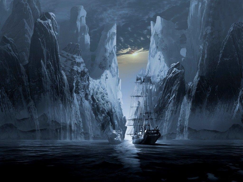 1030x770 Pirate Ghost Ship Wallpaper, Desktop