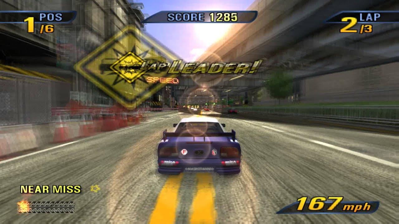 1280x720 PCSX2 Burnout 3 HD Gameplay [1080p], Desktop