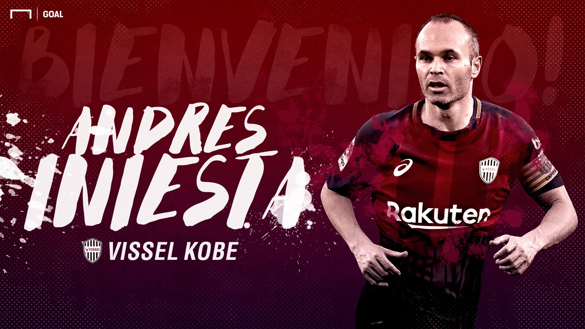 1920x1080 El Vissel Kobe presenta a Andrés Iniesta con el dorsal 8, Desktop