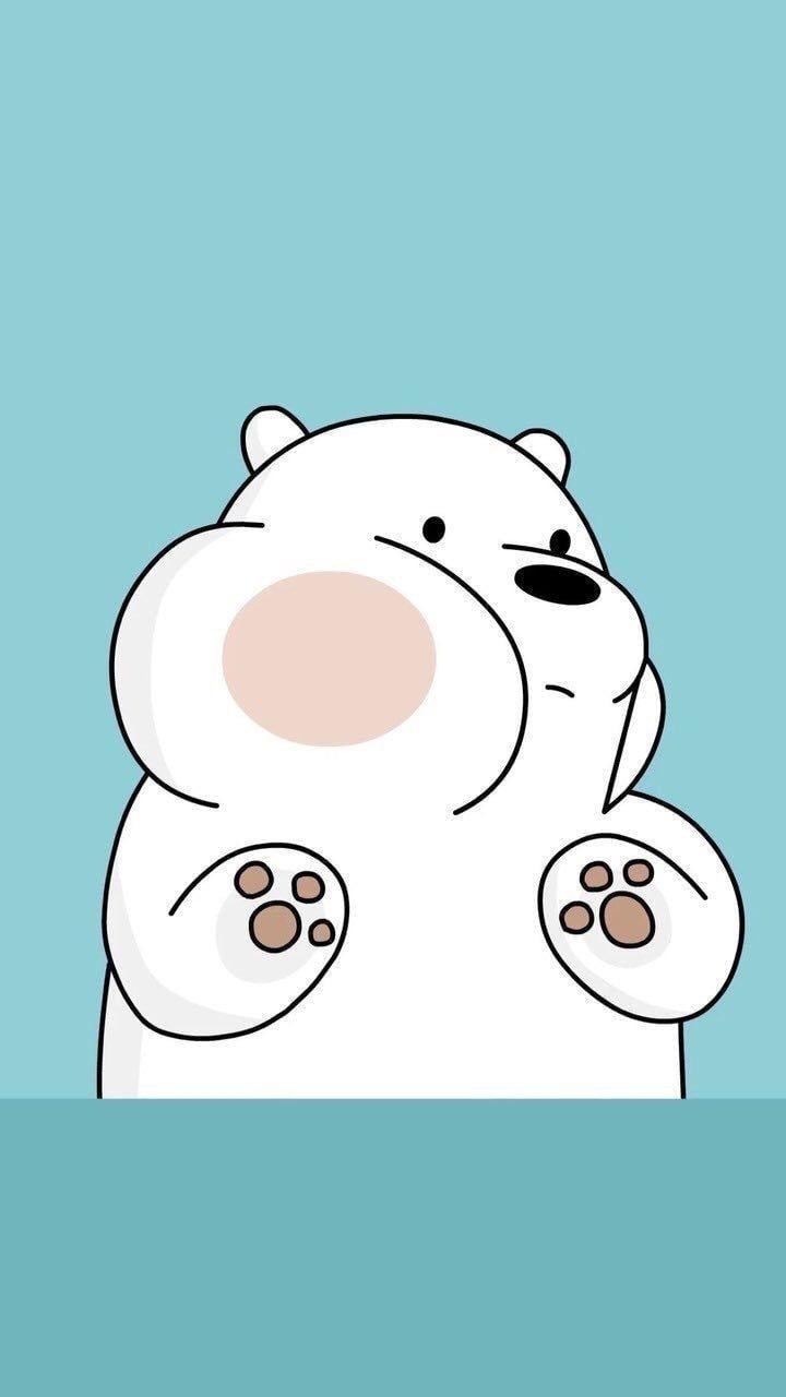 720x1280 We bare bears, ice bear, polar bear. Ice Bear. Bare bears, We bare, Phone