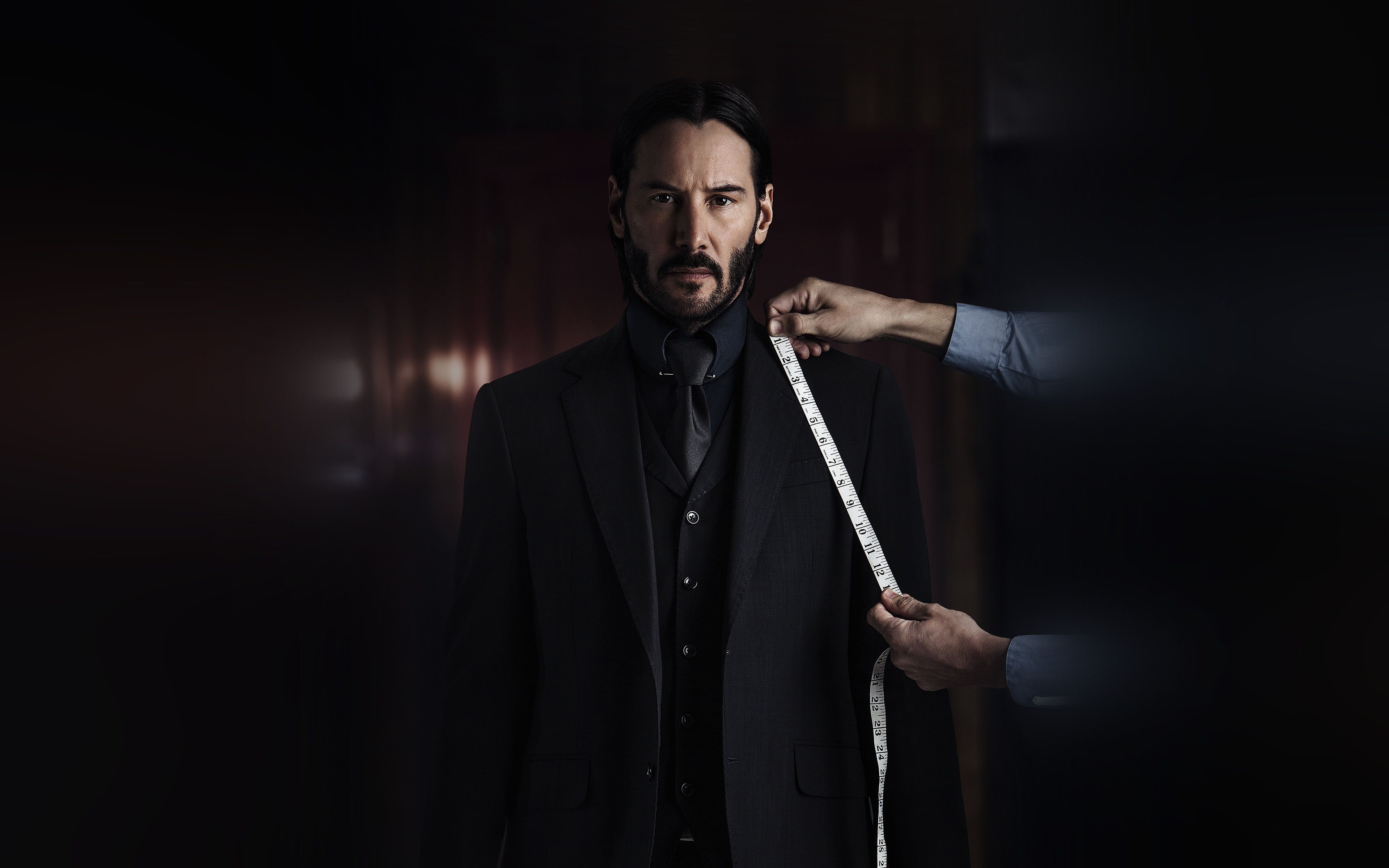 3840x2400 John Wick Suit Film Reloaded Illustration Art Wallpaper, Desktop