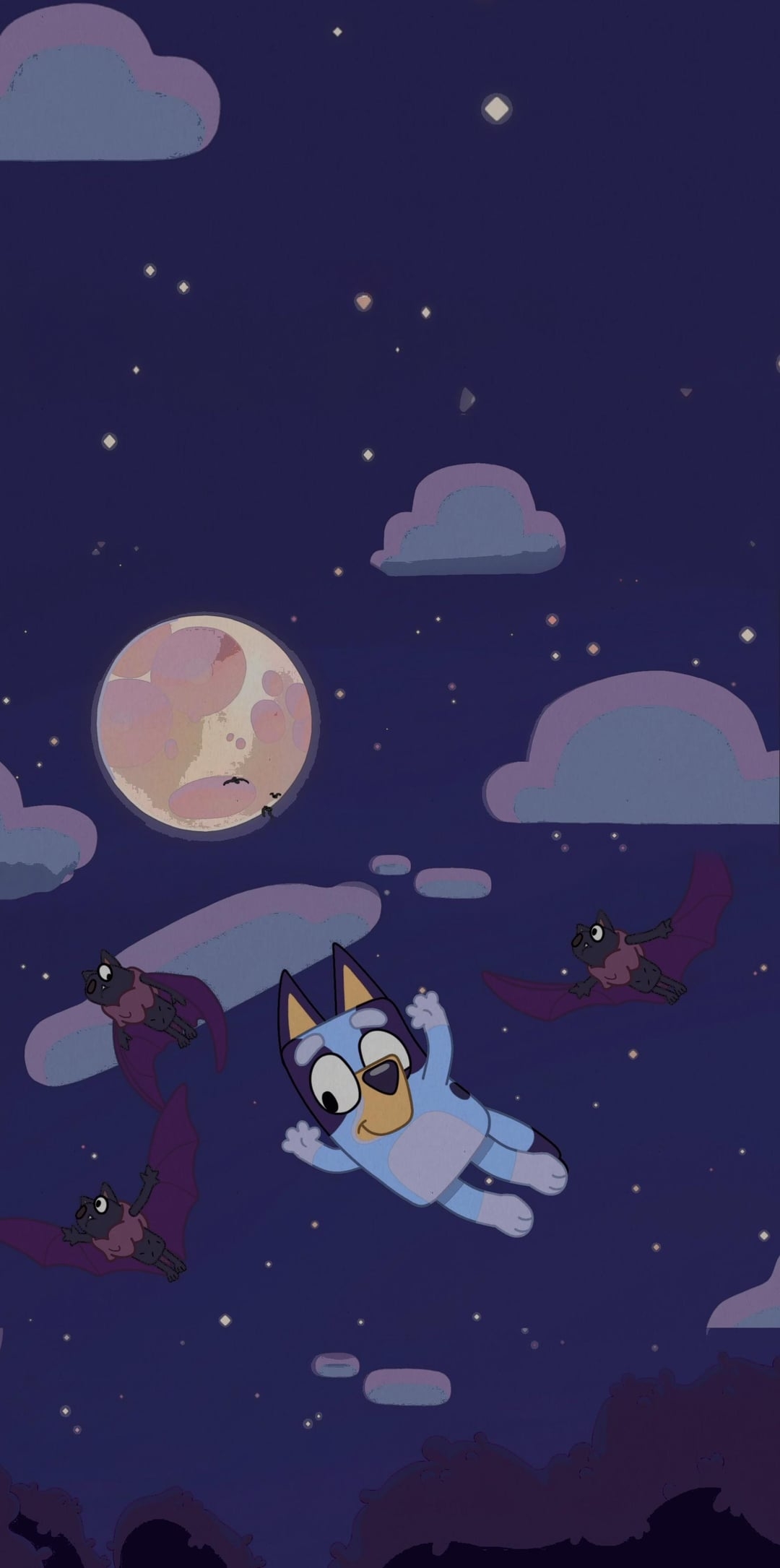 1080x2180 Fruit Bat Bluey phone wallpaper I put, Phone