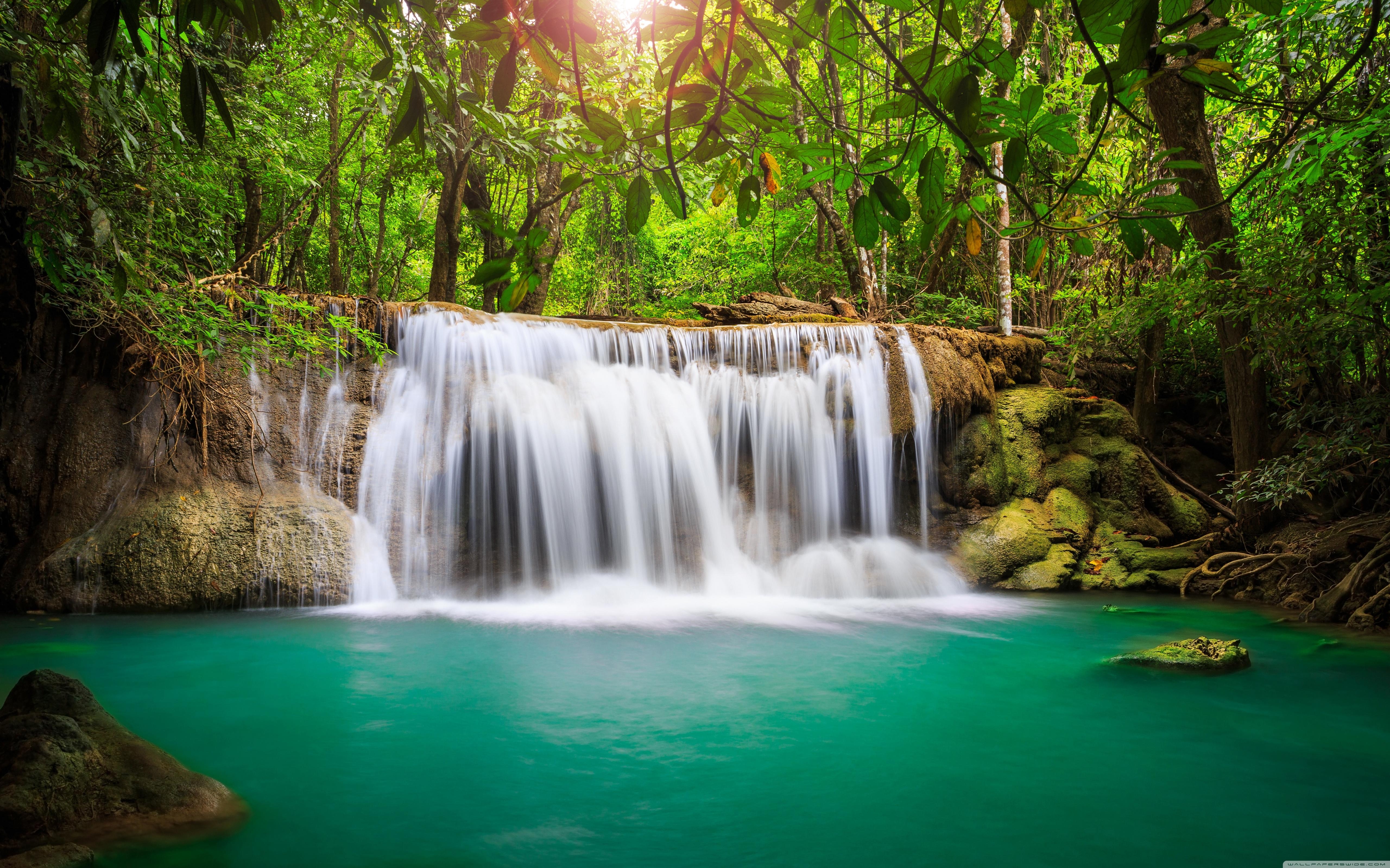 5120x3200 Rainforest Waterfall ❤ 4K HD Desktop Wallpaper for 4K Ultra HD TV, Desktop