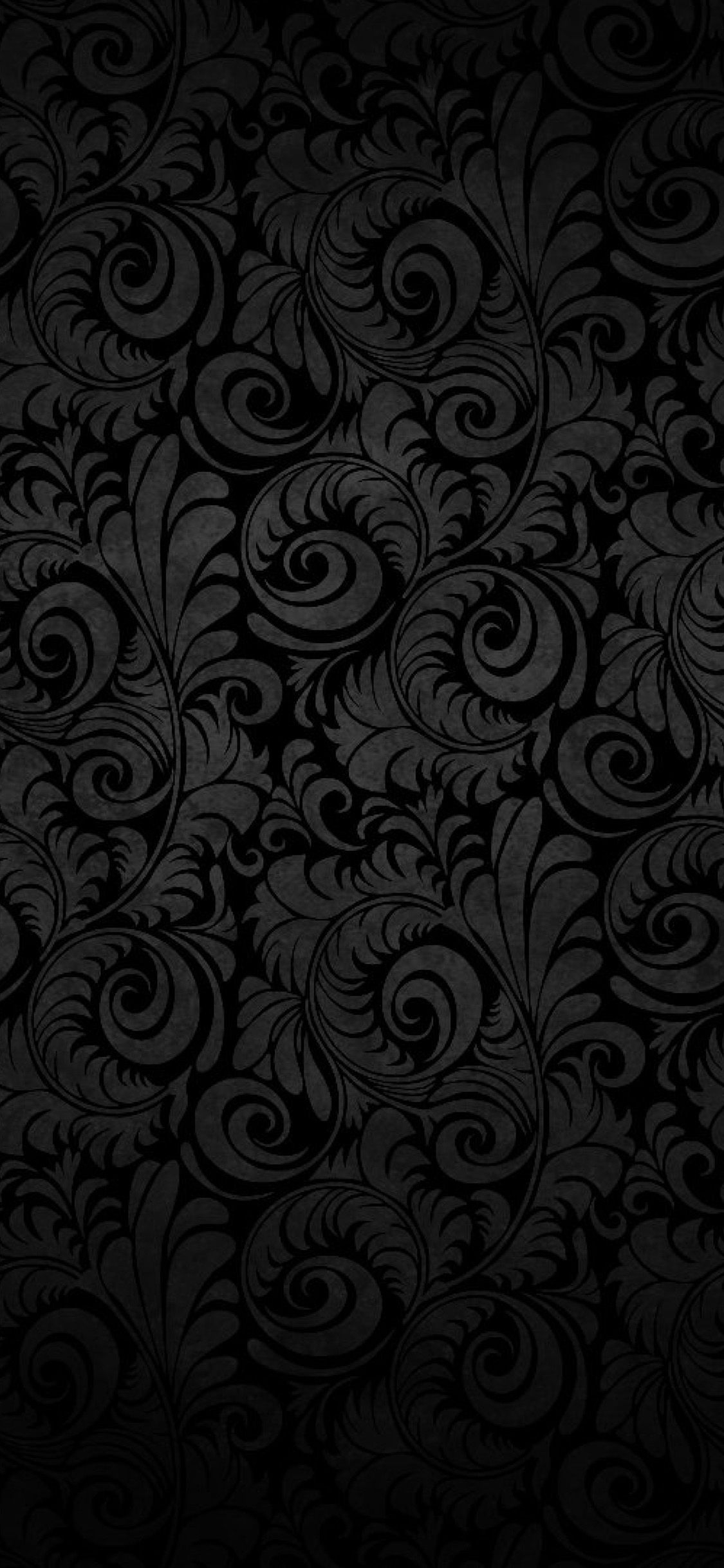 1130x2440 4K Black Wallpaper for Desktop, iPad & iPhone, Phone