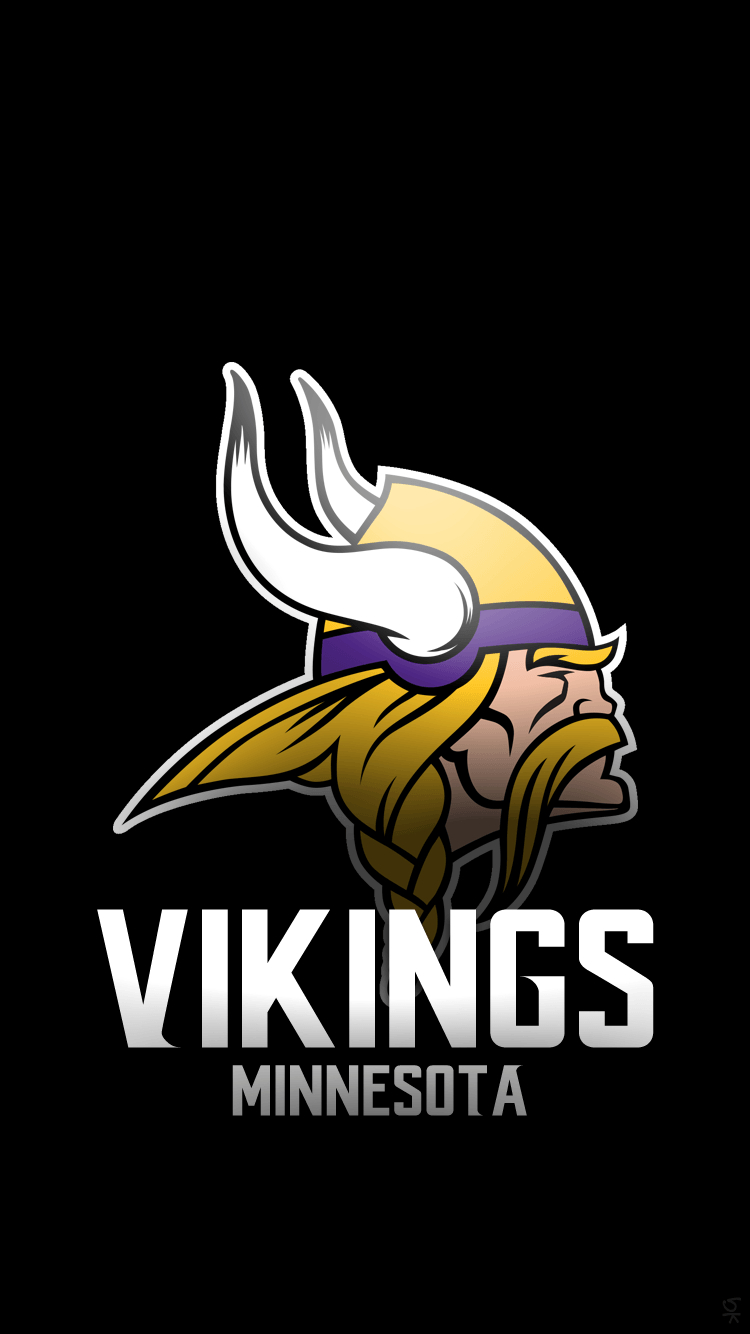 750x1340 Vikings Logo Wallpaper, Phone