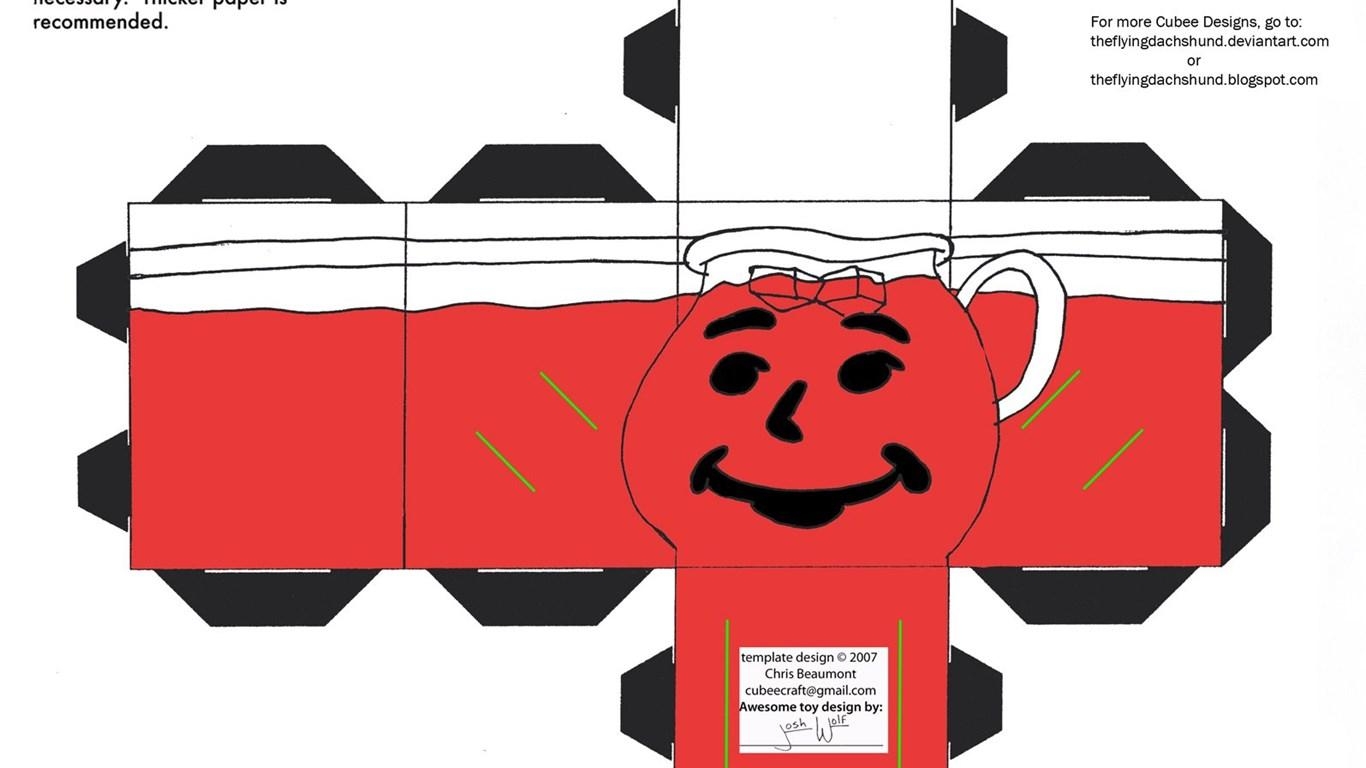 1370x770 ADV CH16: Kool Aid Man Cubee By TheFlyingDachshund, Desktop