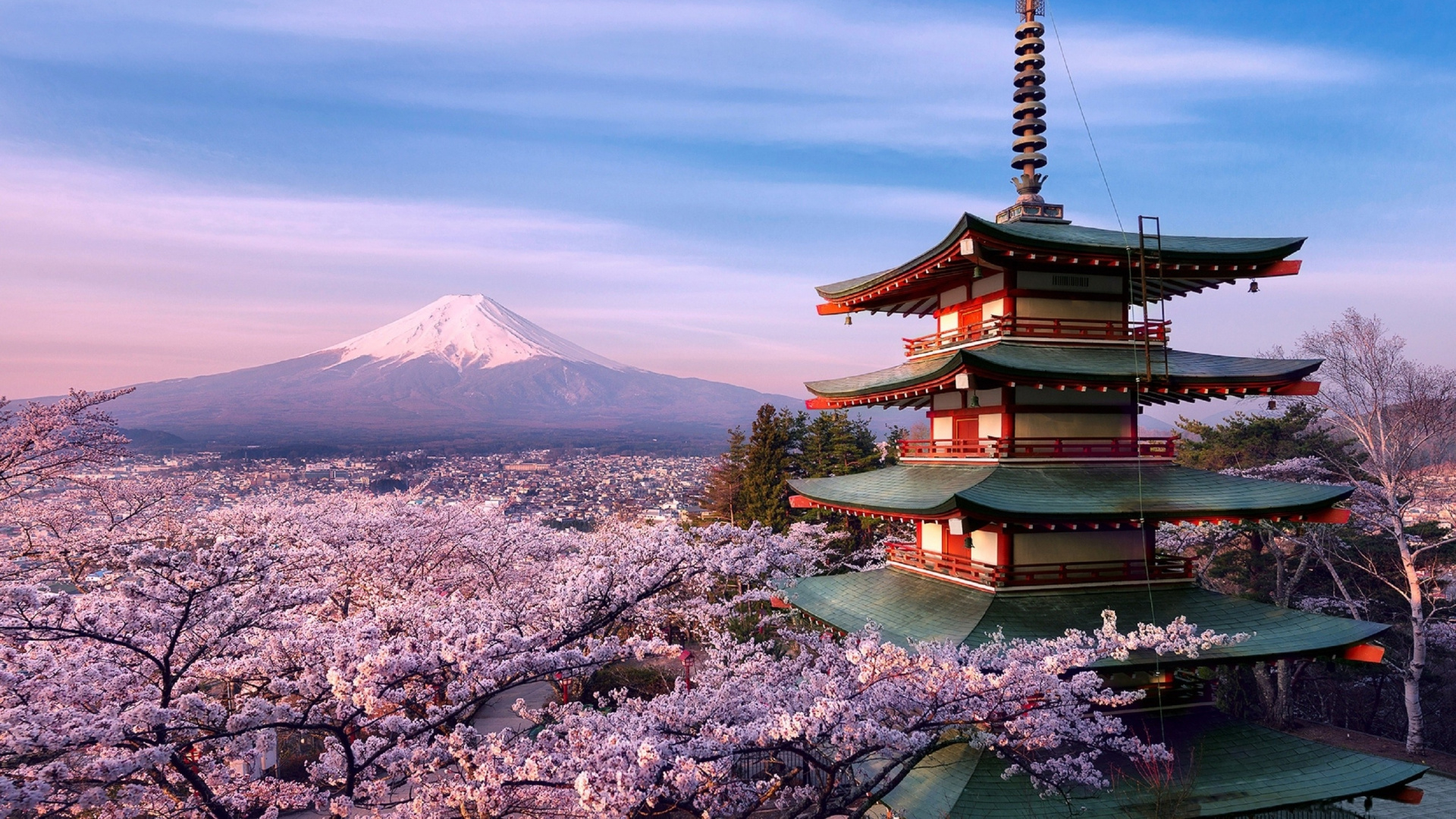 1920x1080 Download  Wallpaper Mountain, Sky, Tourism, Mount Fuji, Desktop